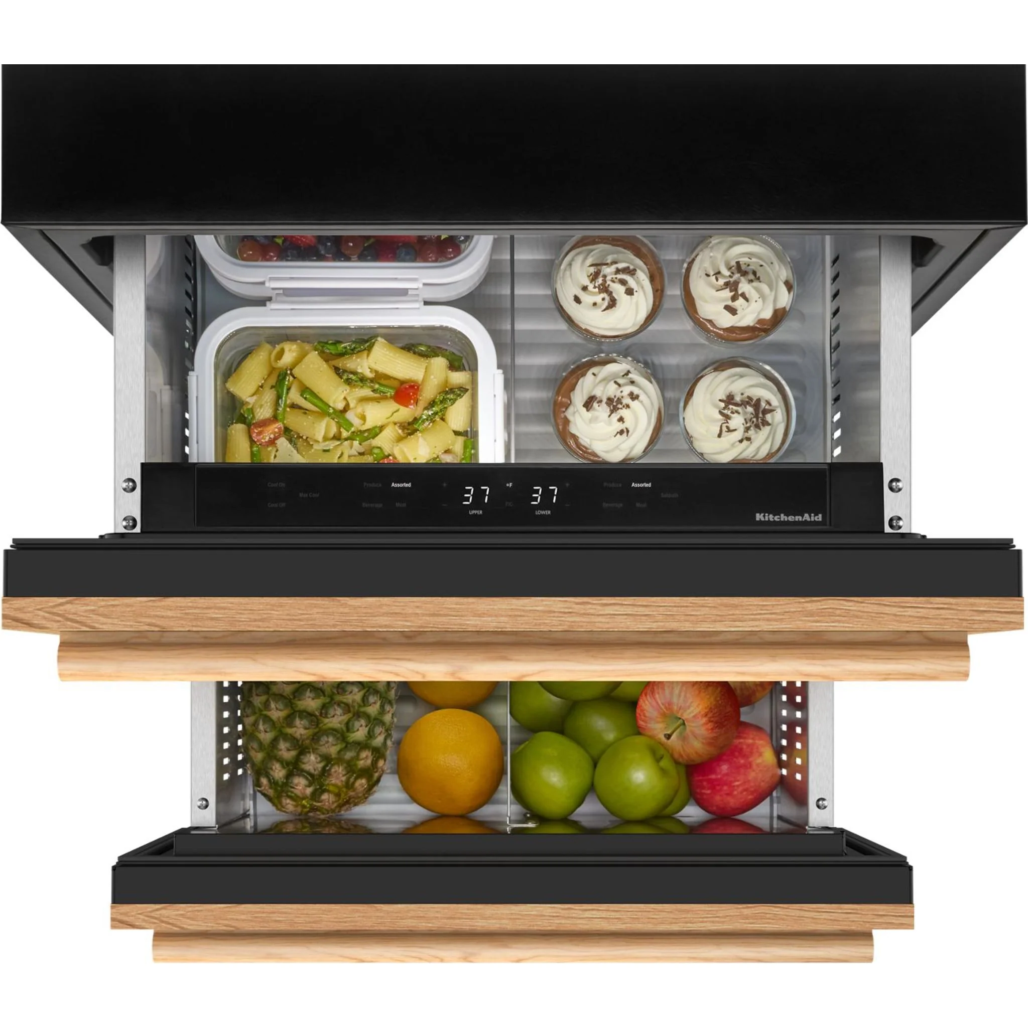KitchenAid 24" Panel-Ready Undercounter Double-Drawer Refrigerator/Freezer - Panel Ready (KUCT524SPA) - Image 2
