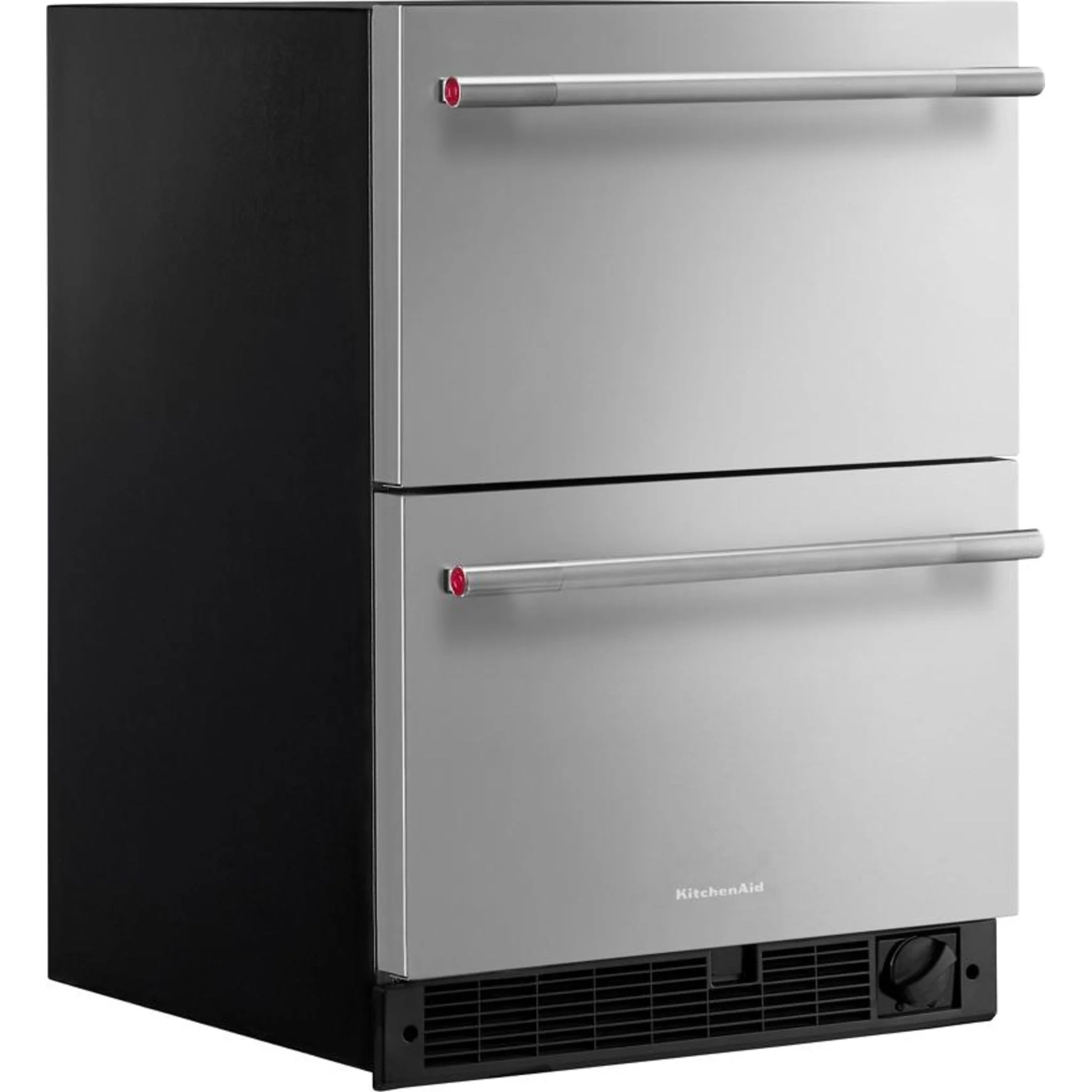 KitchenAid 24" Stainless Steel Undercounter Double-Drawer Refrigerator/Freezer - Black Cabinet/Stainless Doors (KUCT524SSB) - Image 12