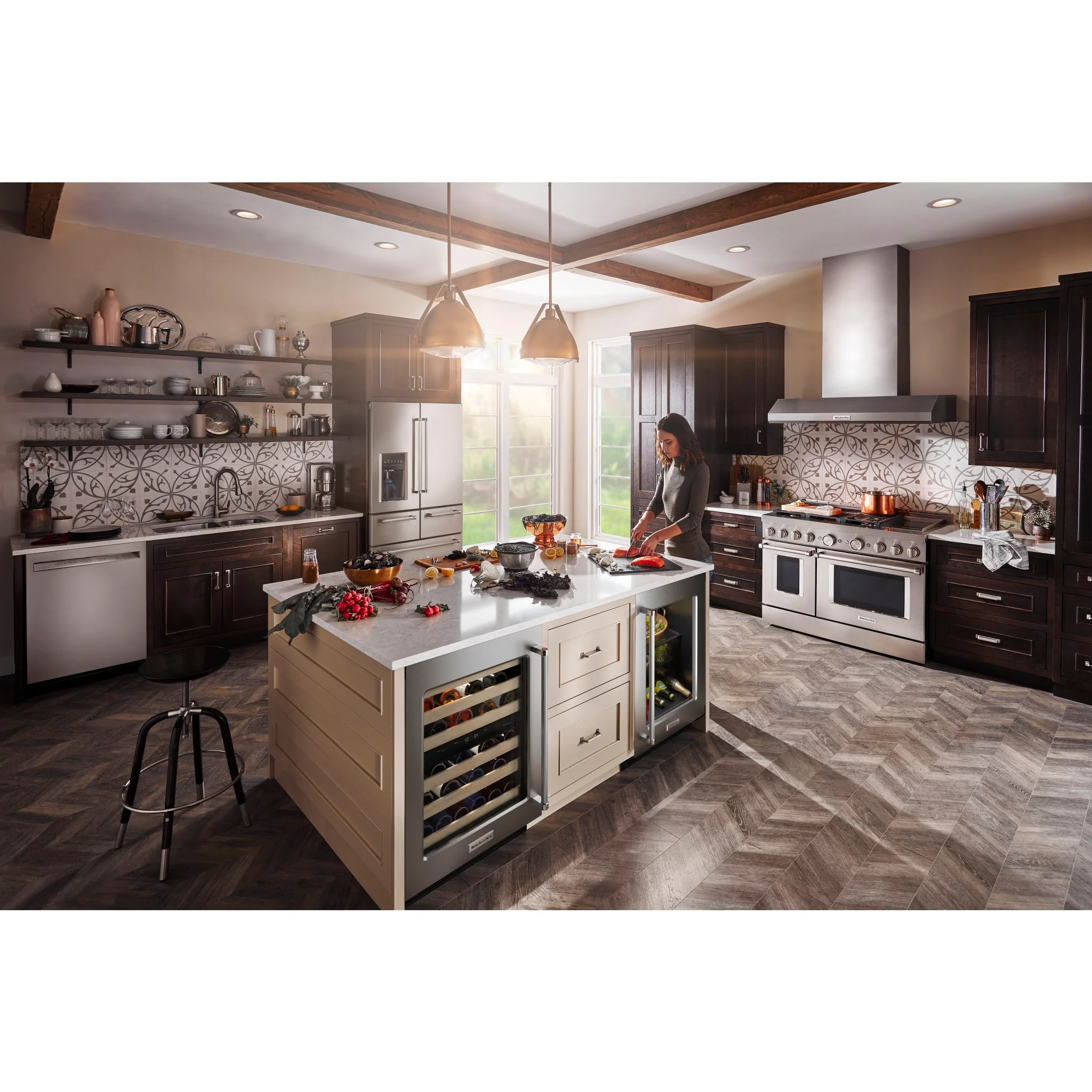 KitchenAid 24" Undercounter Refrigerator with Glass Door -Stainless Steel (KURR214KSB) - Image 11