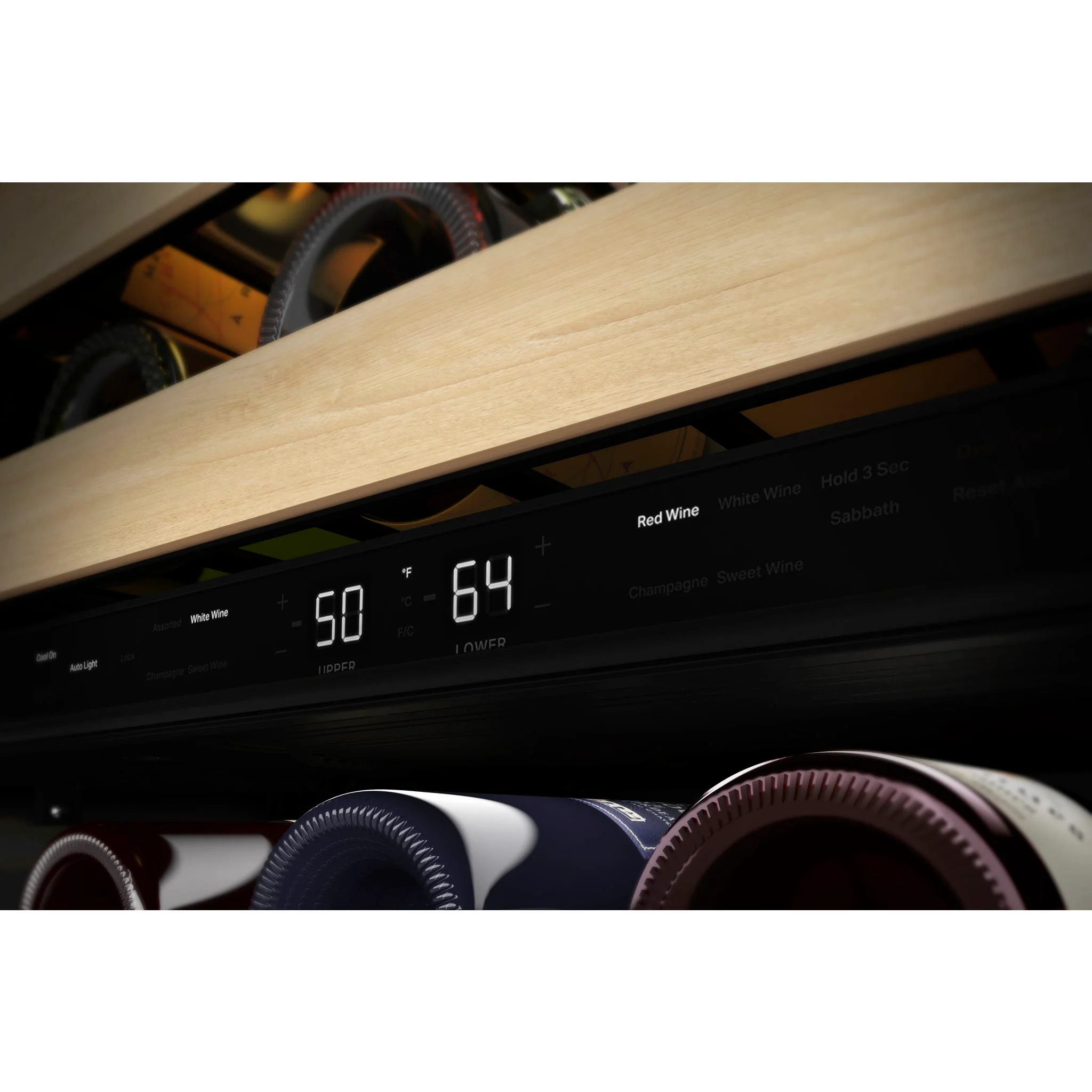 KitchenAid 24" Panel-Ready Undercounter Wine Cellar with Wood-Front Racks -Panel Ready (KUWL214KPA) - Image 7