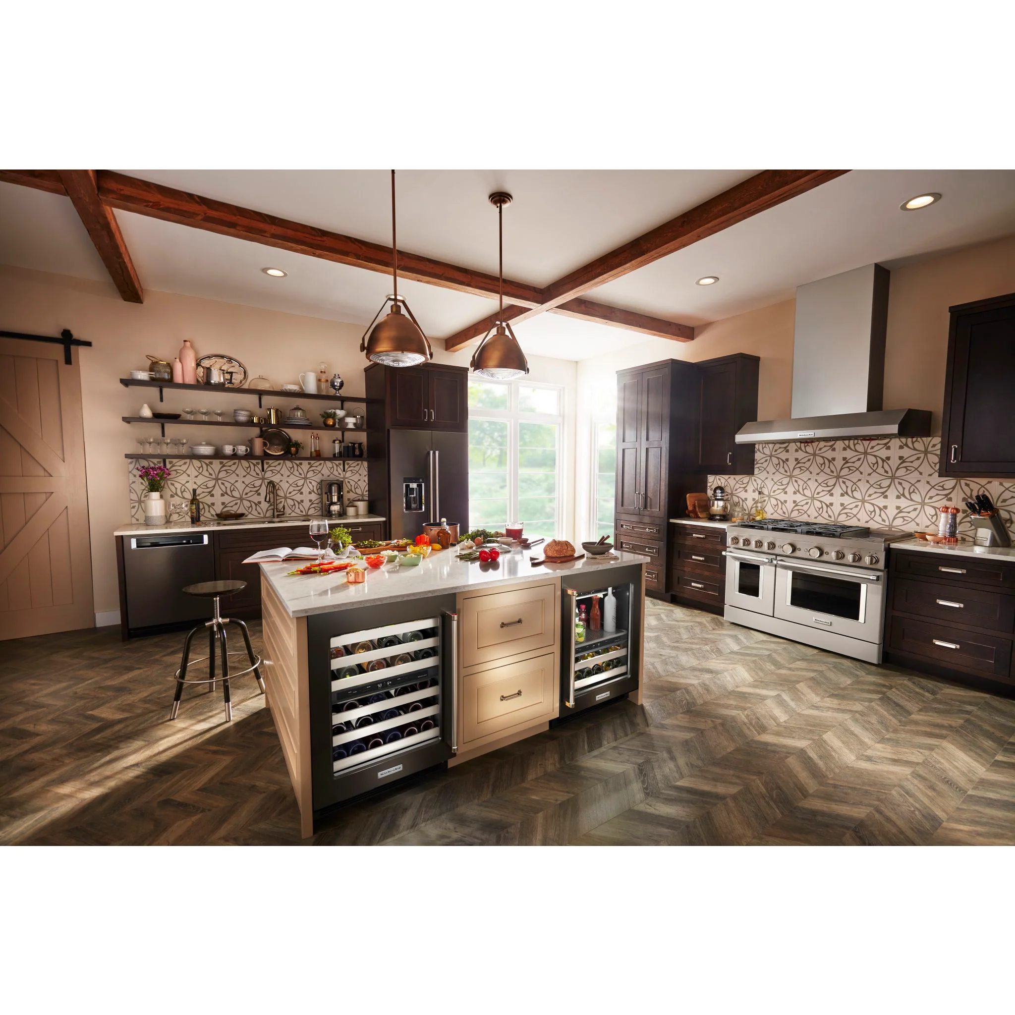 KitchenAid 24" Undercounter Wine Cellar with Glass Door and Metal-Front Racks -Stainless Steel (KUWL314KBS) - Image 12