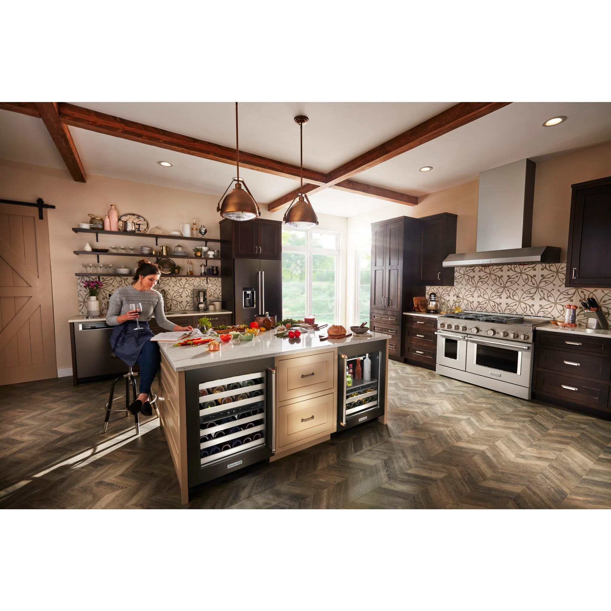 KitchenAid 24" Undercounter Wine Cellar with Glass Door and Metal-Front Racks -Stainless Steel (KUWL314KBS) - Image 13