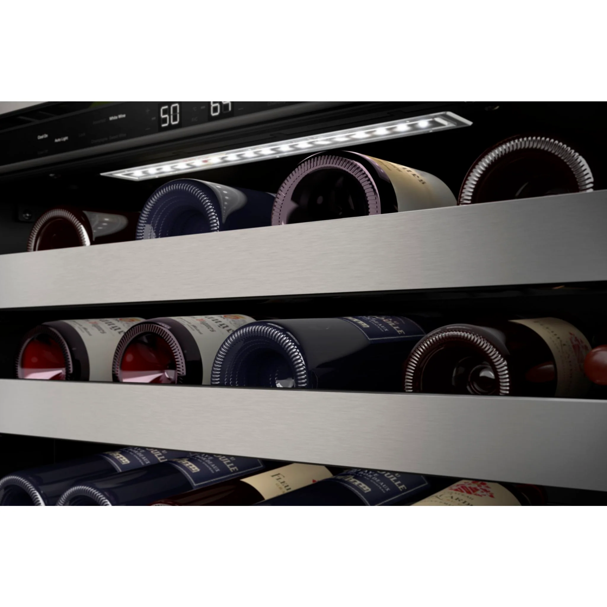 KitchenAid 24" Undercounter Wine Cellar with Glass Door and Metal-Front Racks -Stainless Steel (KUWL314KSS) - Image 7