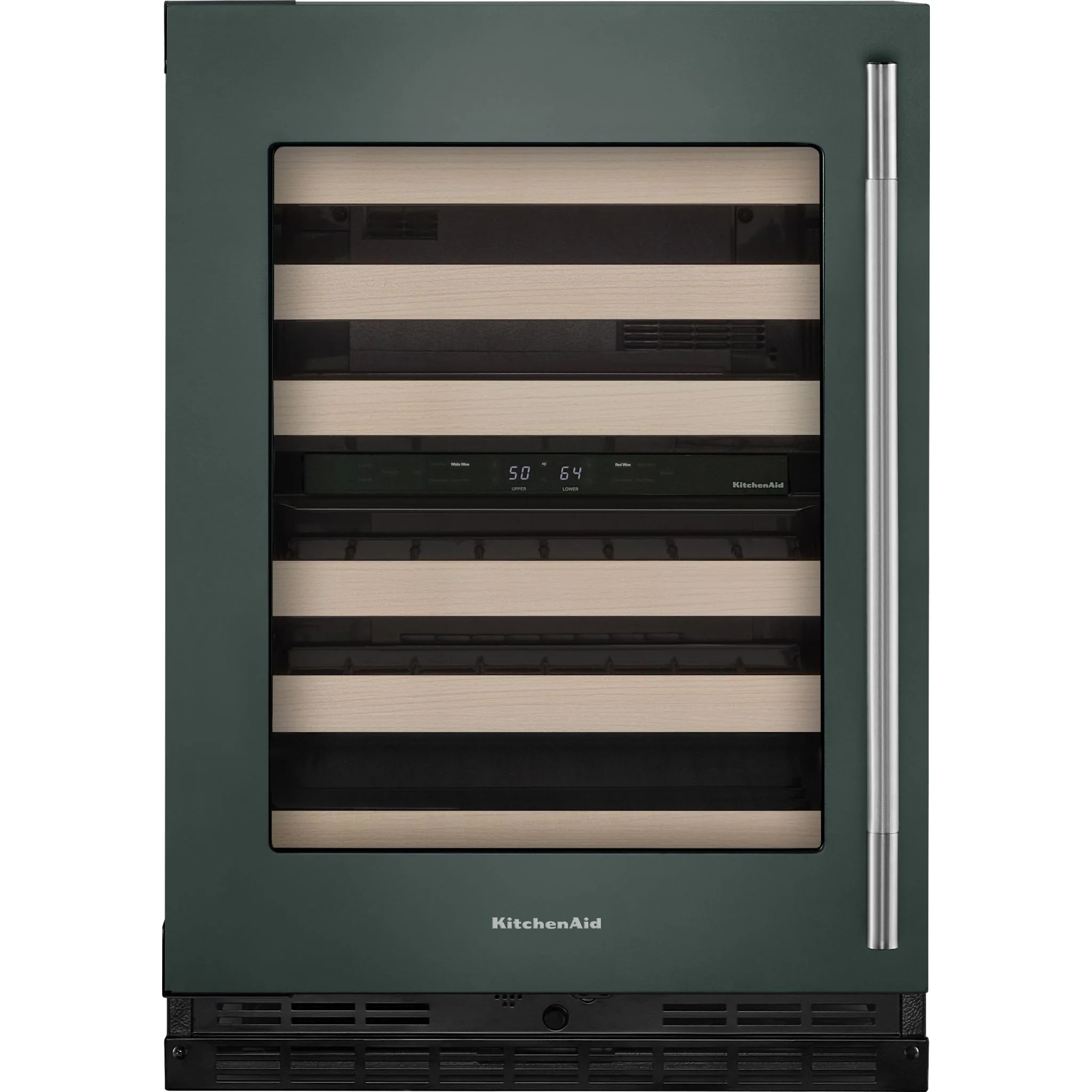 KitchenAid 24" Undercounter Wine Cellar with Full-Extension Wood-Front Racks - Juniper (KUWL524SJP) - Image 3