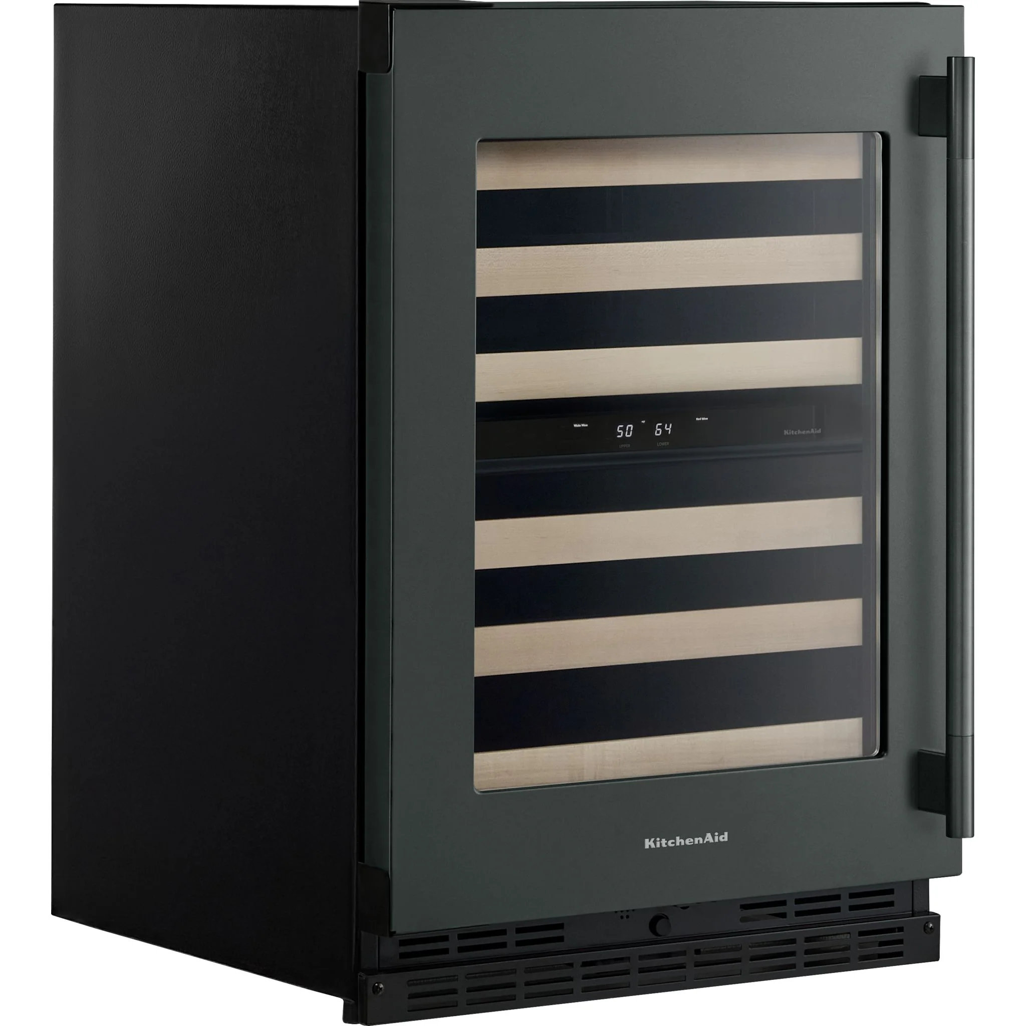 KitchenAid 24" Undercounter Wine Cellar with Full-Extension Wood-Front Racks - Juniper (KUWL524SJP) - Image 8
