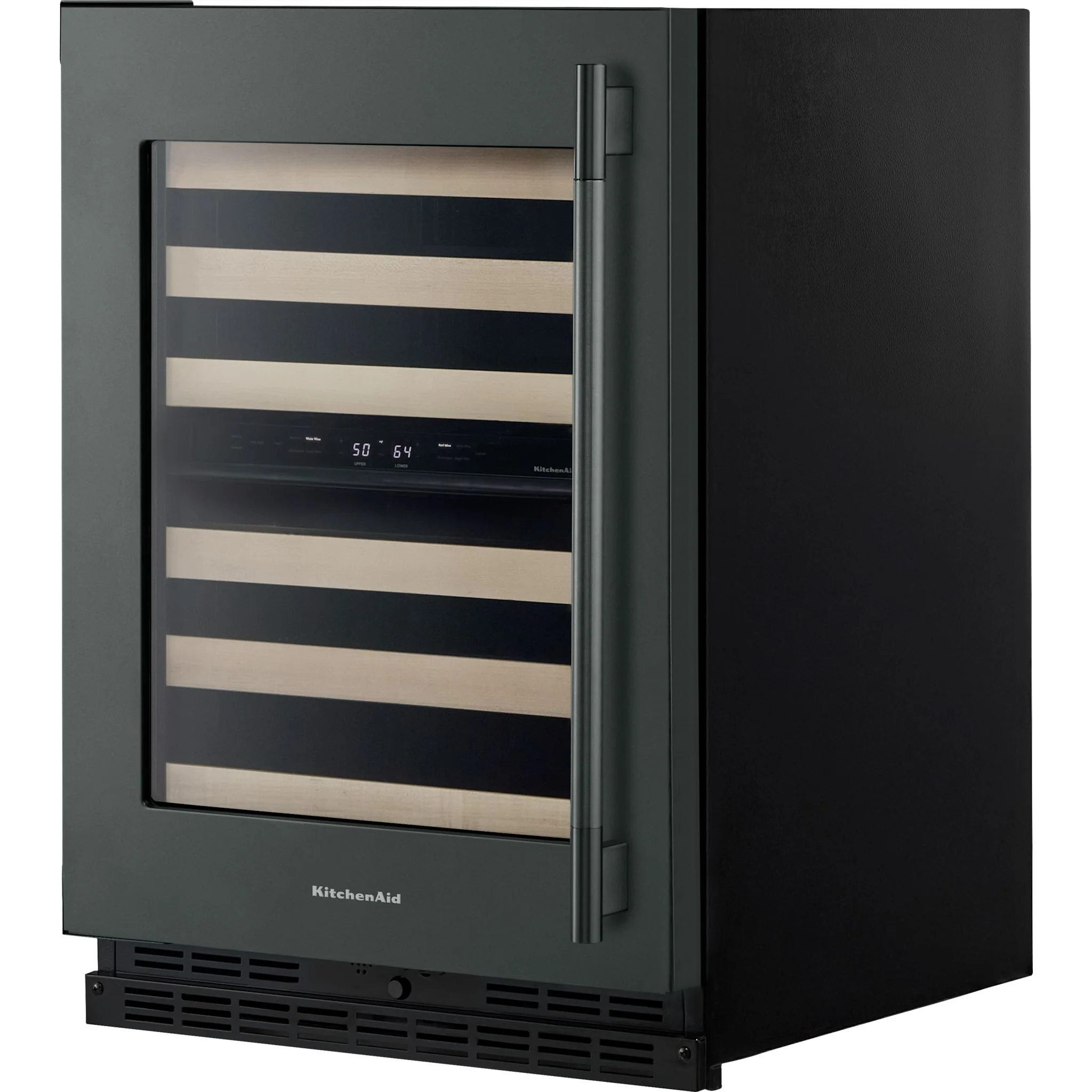 KitchenAid 24" Undercounter Wine Cellar with Full-Extension Wood-Front Racks - Juniper (KUWL524SJP) - Image 9
