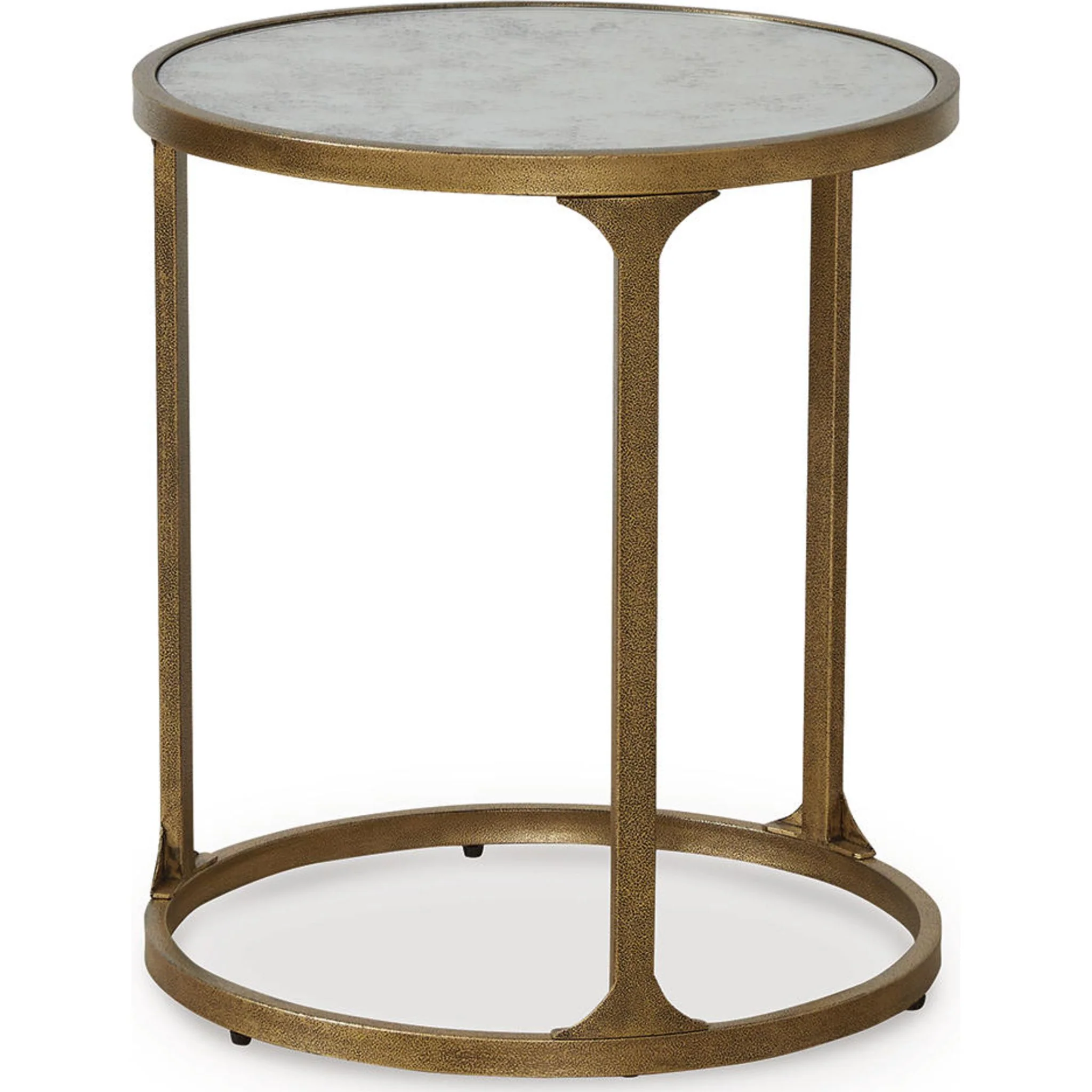 Korajane End Table - Antique Gold - Image 4