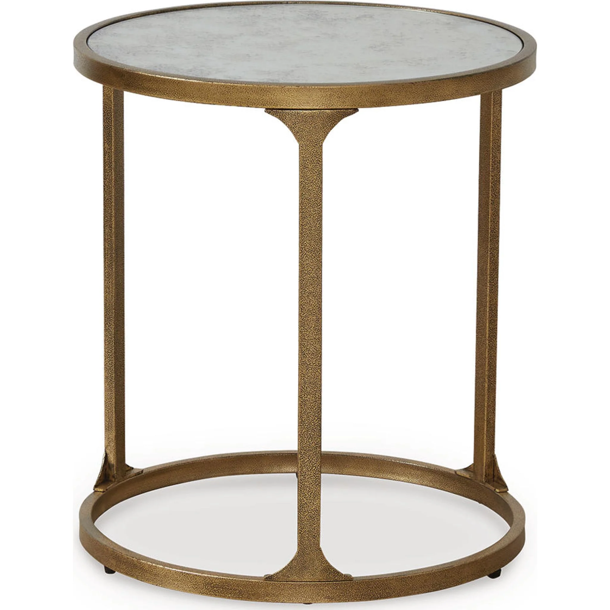 Korajane End Table - Antique Gold - Image 6