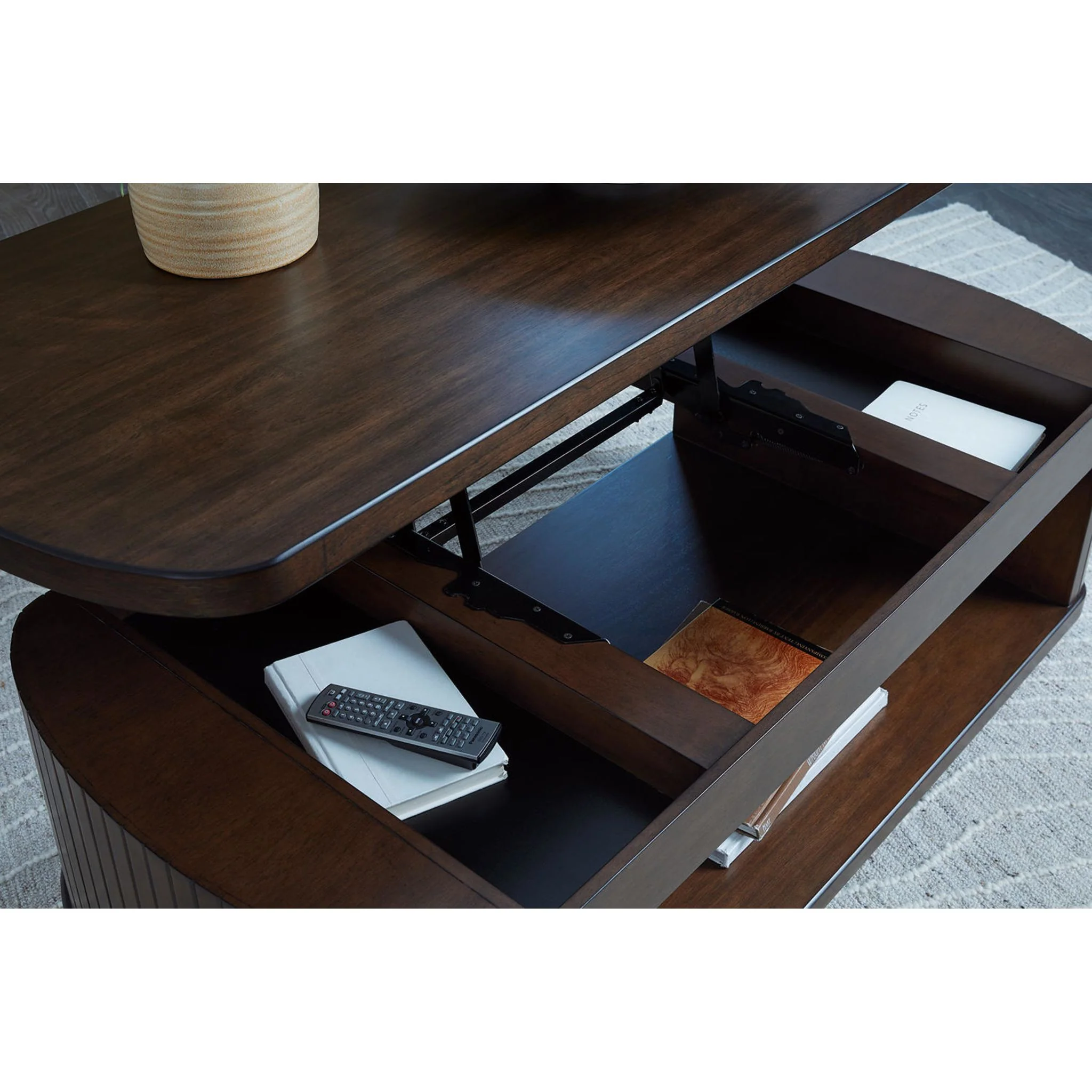 Korestone Coffee Table - Dark Brown - Image 9
