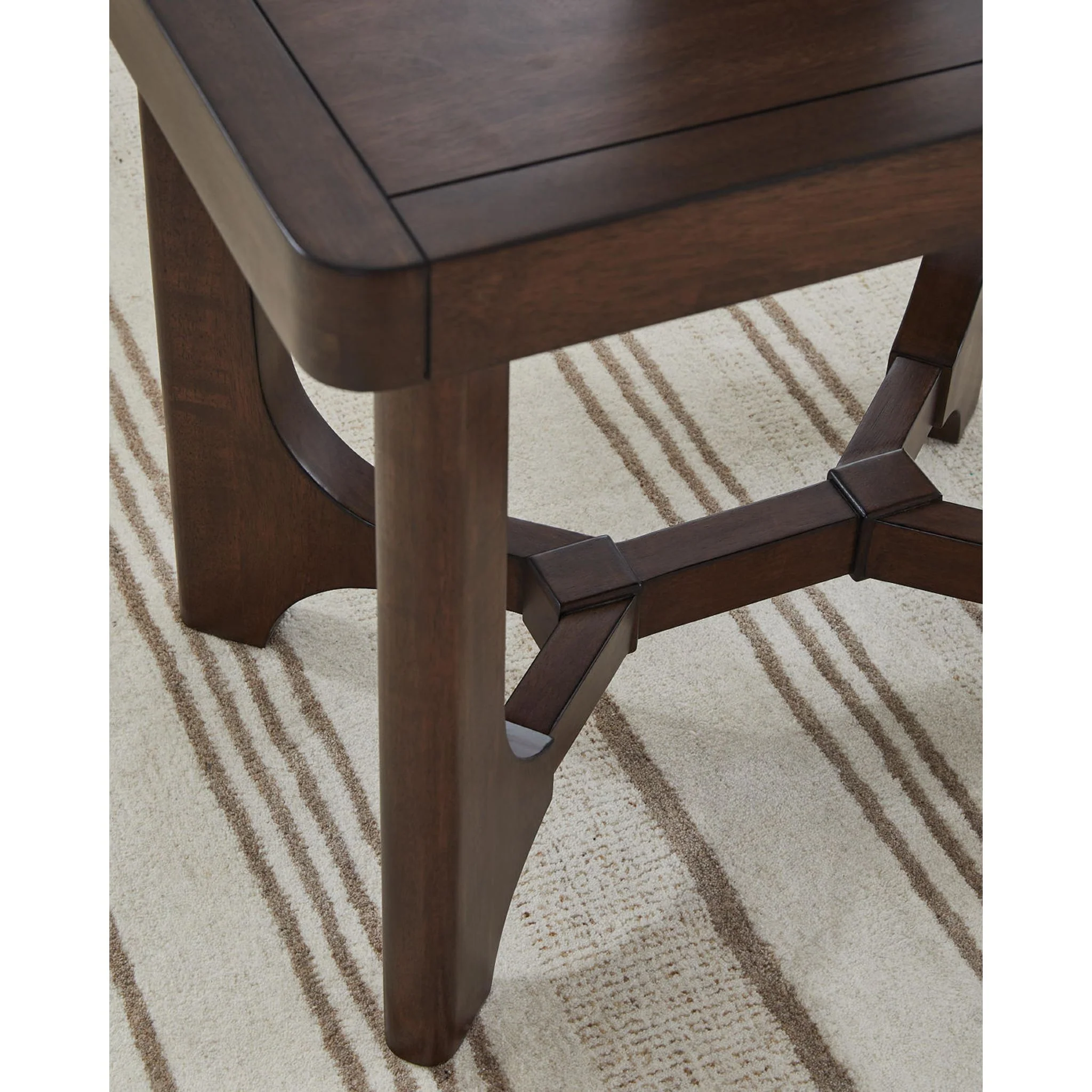 Korestone End Table - Dark Brown - Image 5