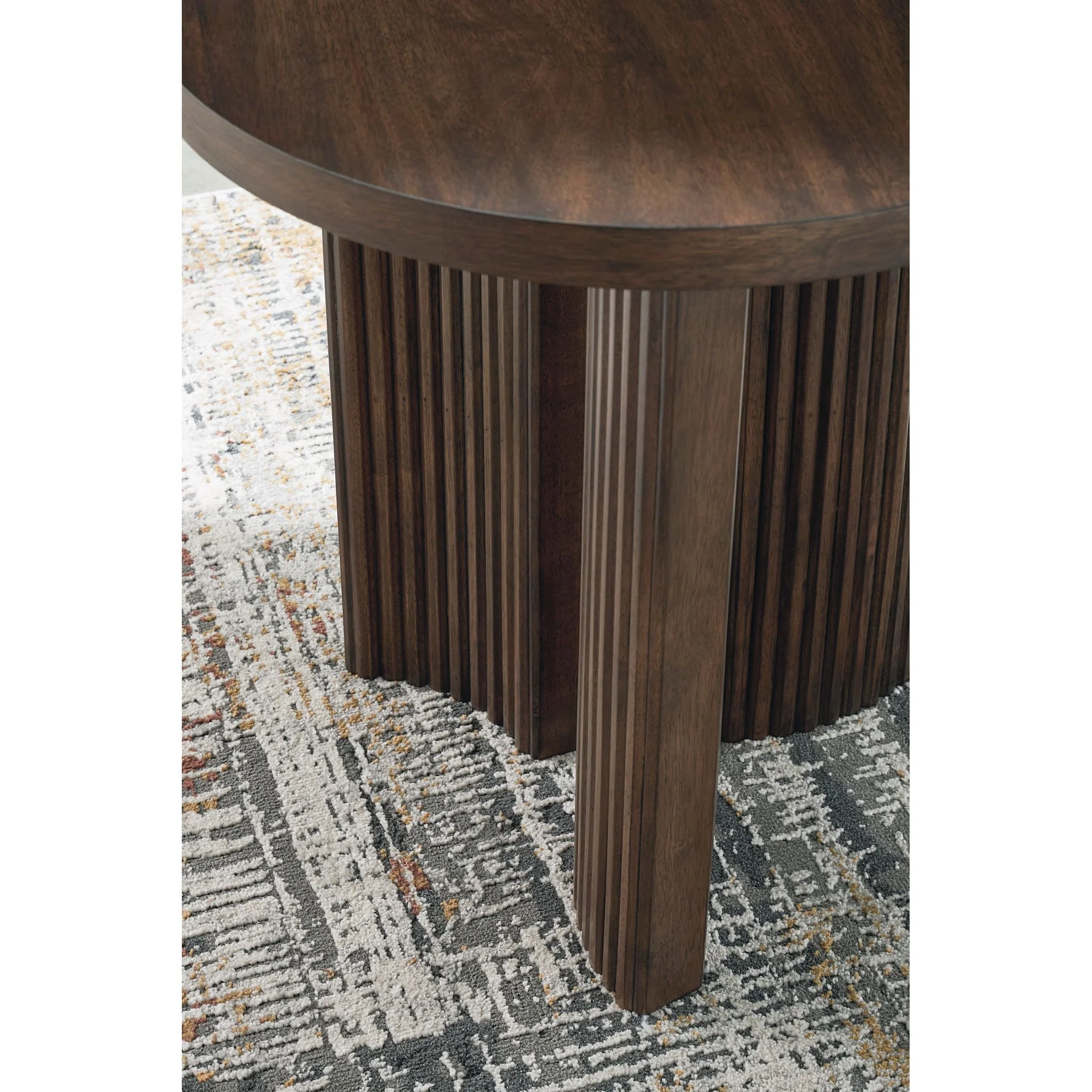 Korestone End Table - Dark Brown - Image 4