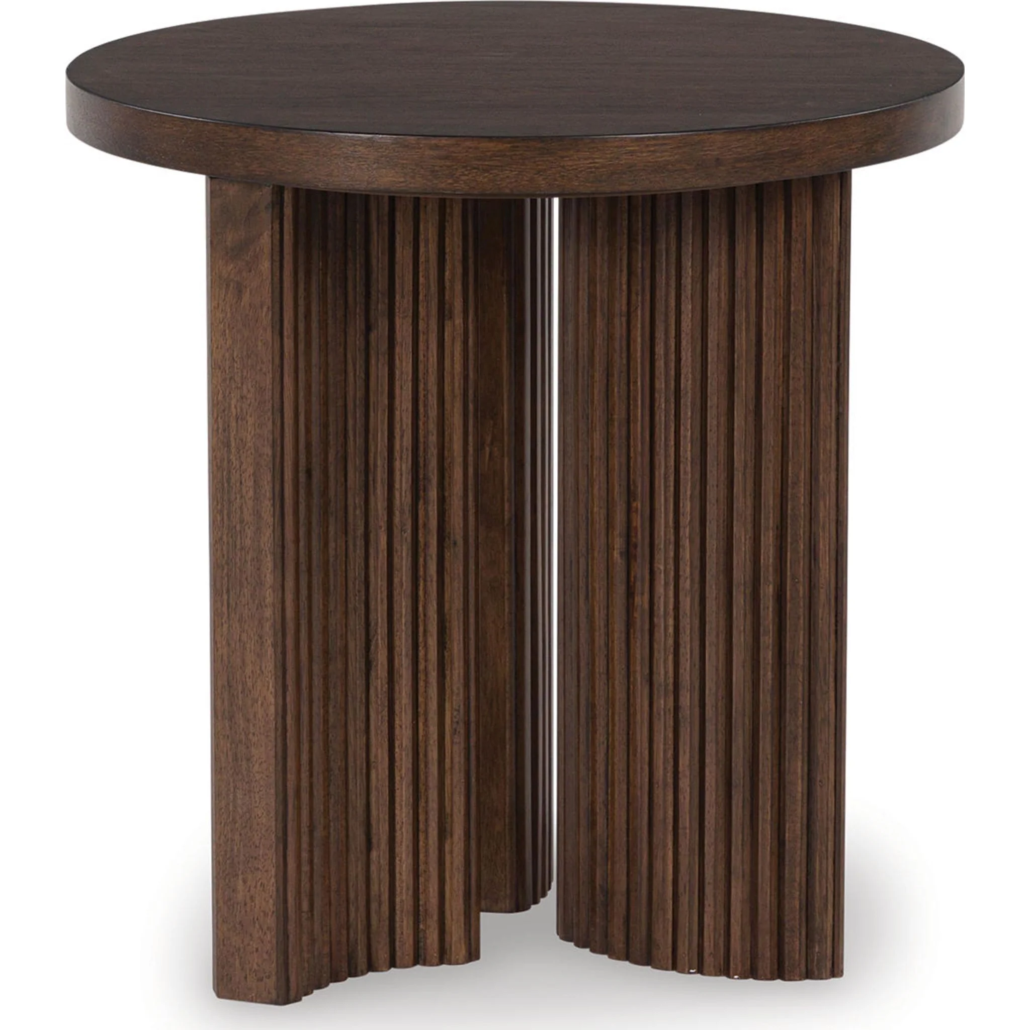 Korestone End Table - Dark Brown - Image 8