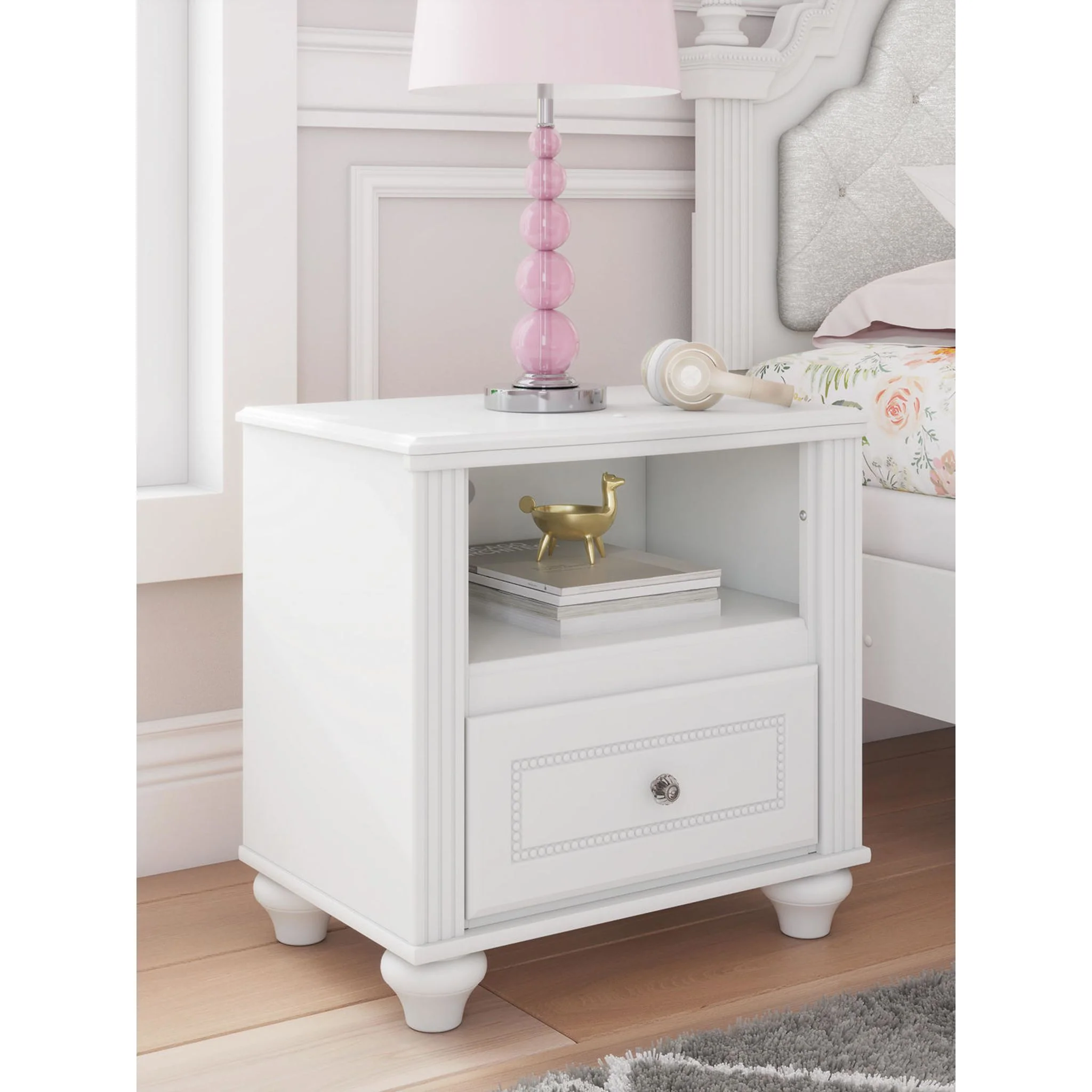 Kozlani 6 Piece Full Panel Bedroom - White - Image 31