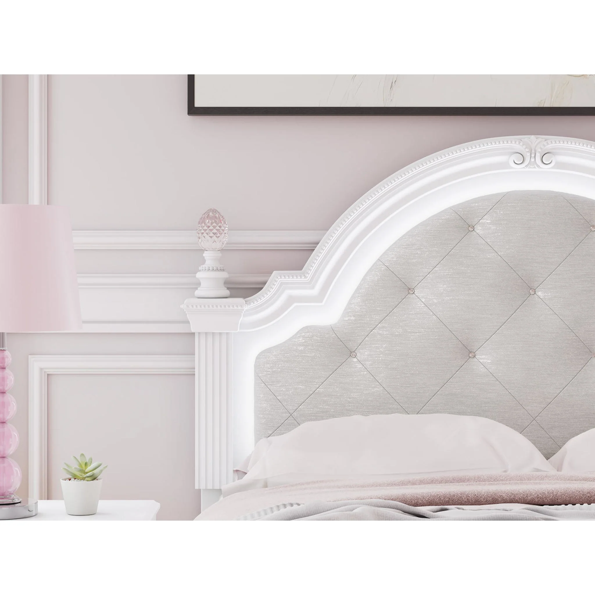 Kozlani 6 Piece Full Panel Bedroom - White - Image 9
