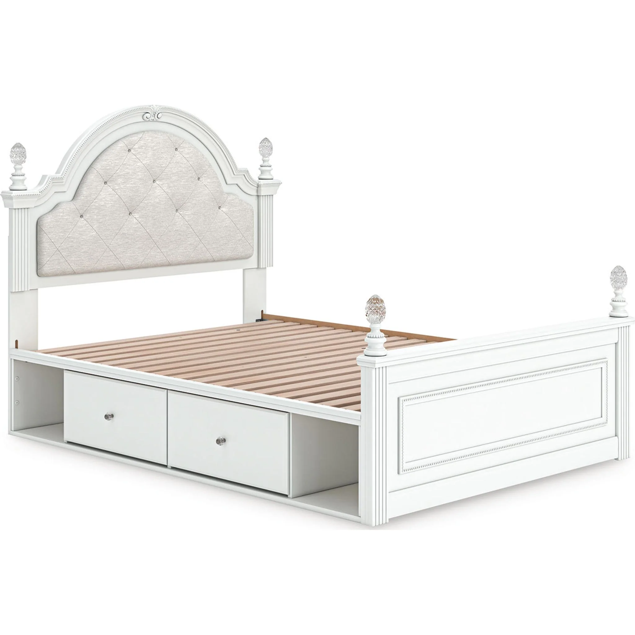 Kozlani 6 Piece Full Storage Bedroom - White - Image 3
