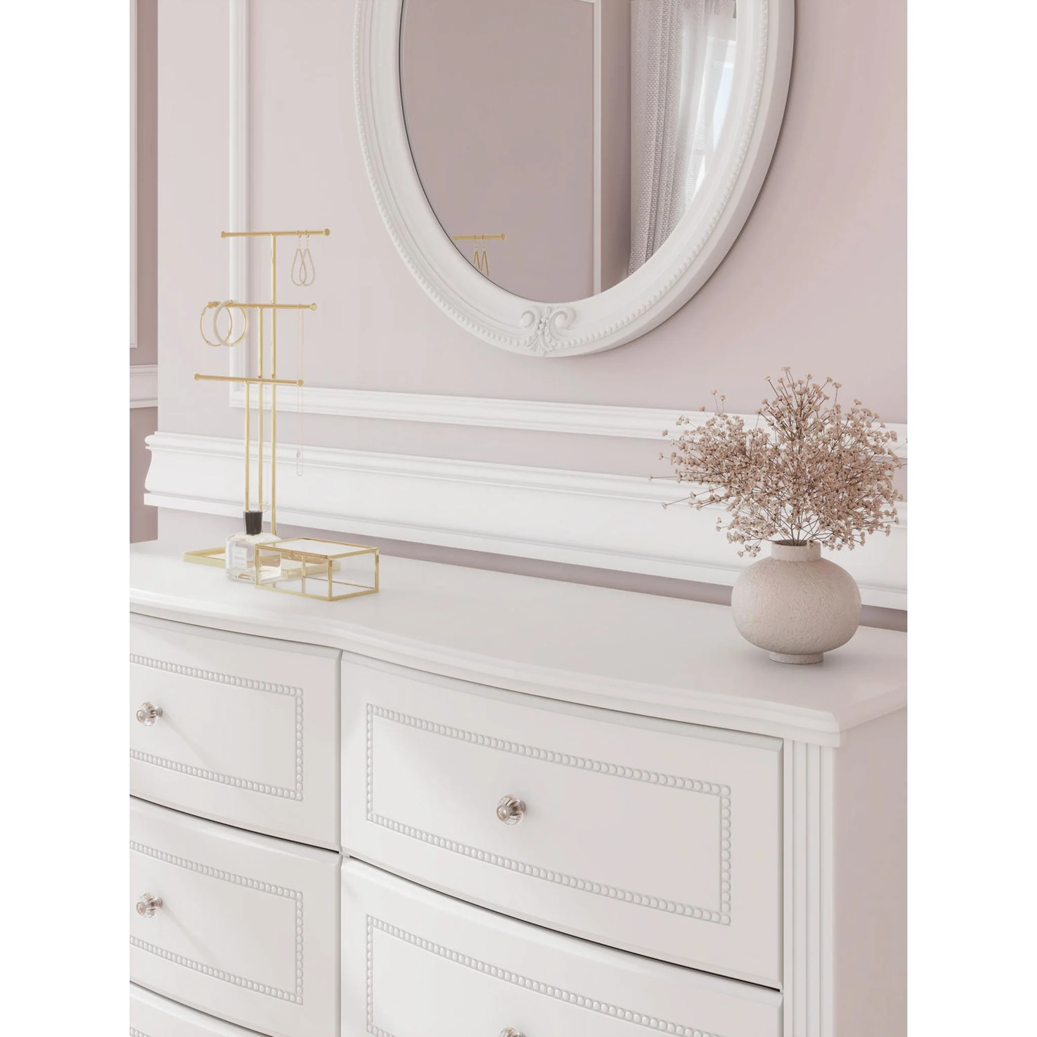 Kozlani 6 Piece Twin Panel Bedroom - White - Image 13