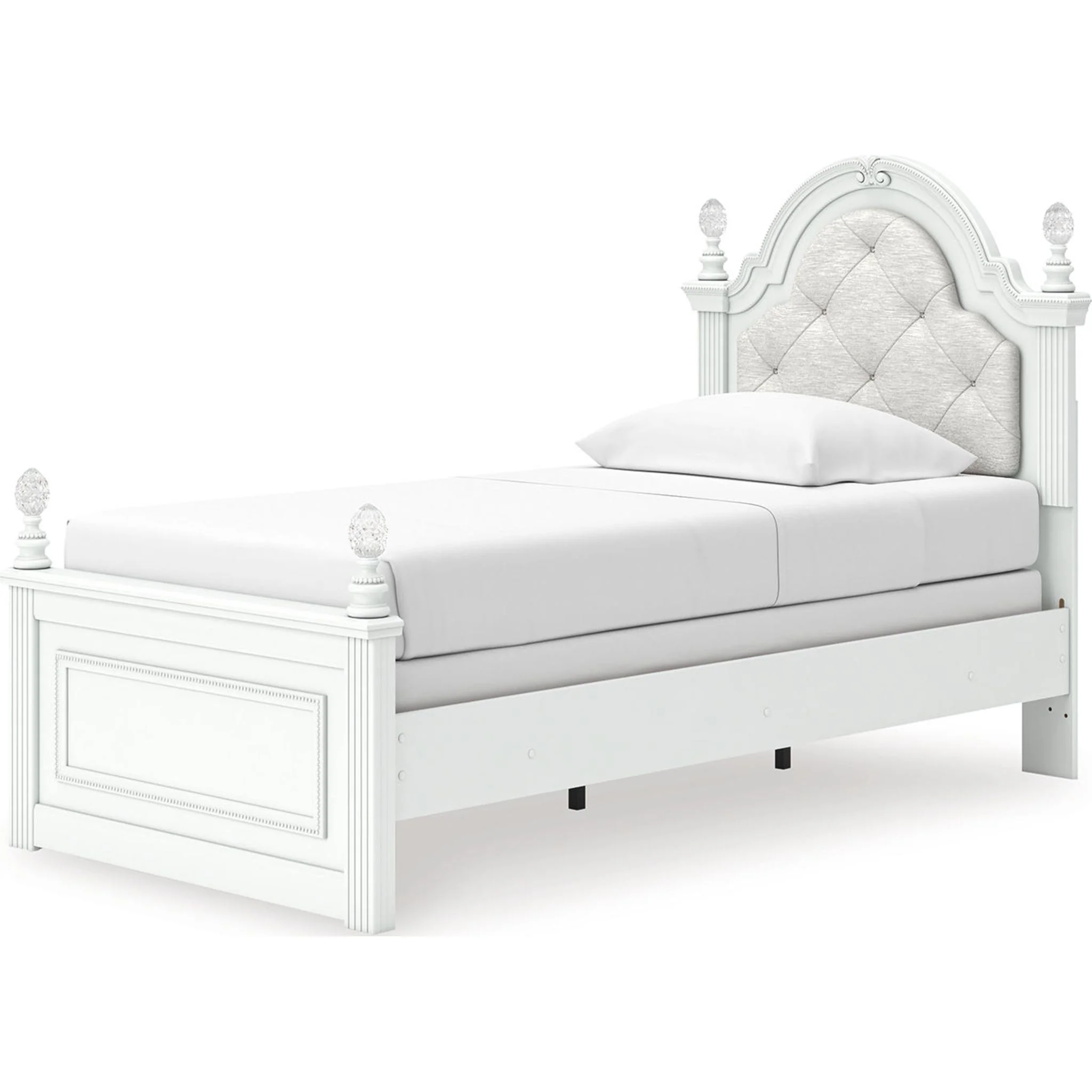 Kozlani 6 Piece Twin Panel Bedroom - White - Image 2