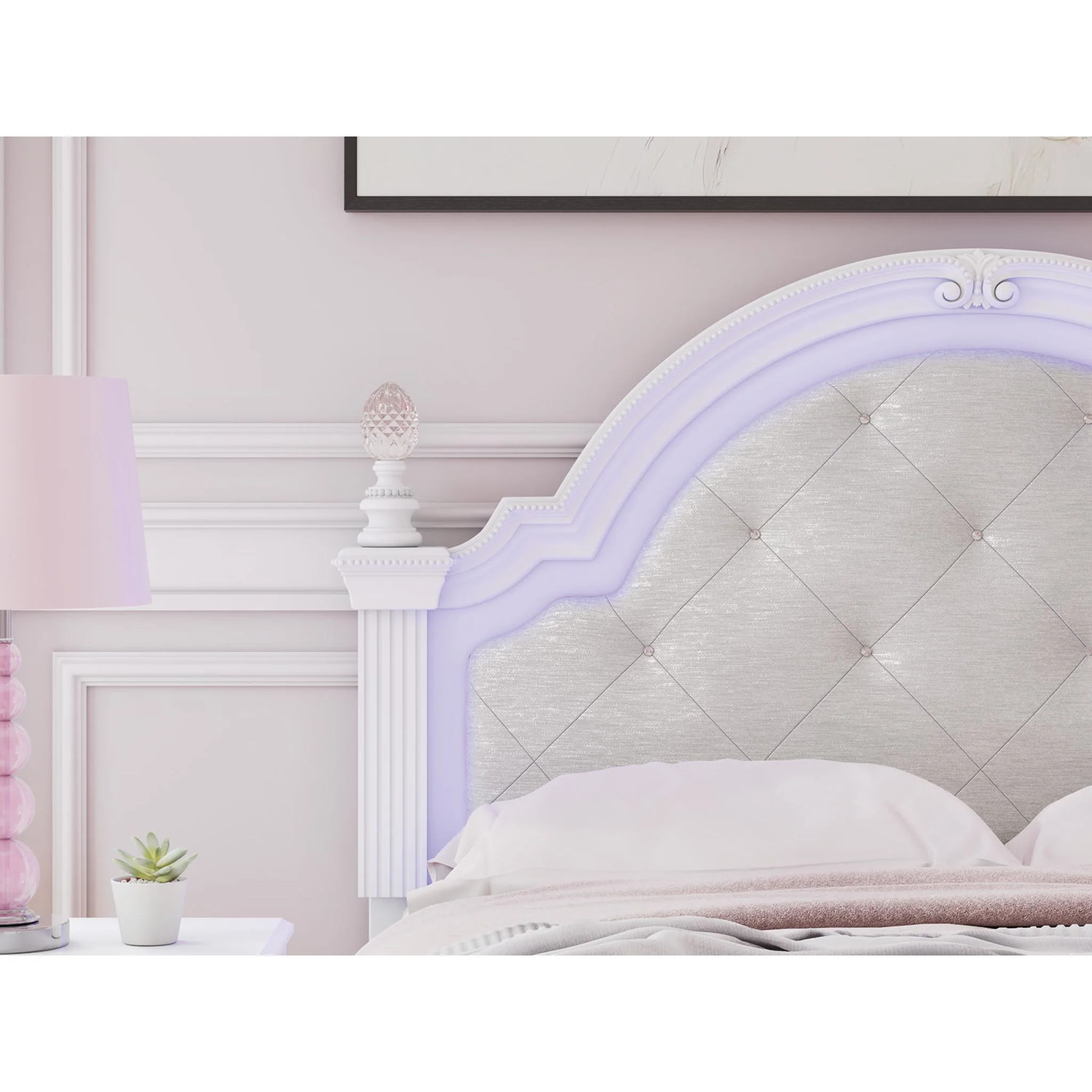 Kozlani Full Panel Bed - White - Image 9