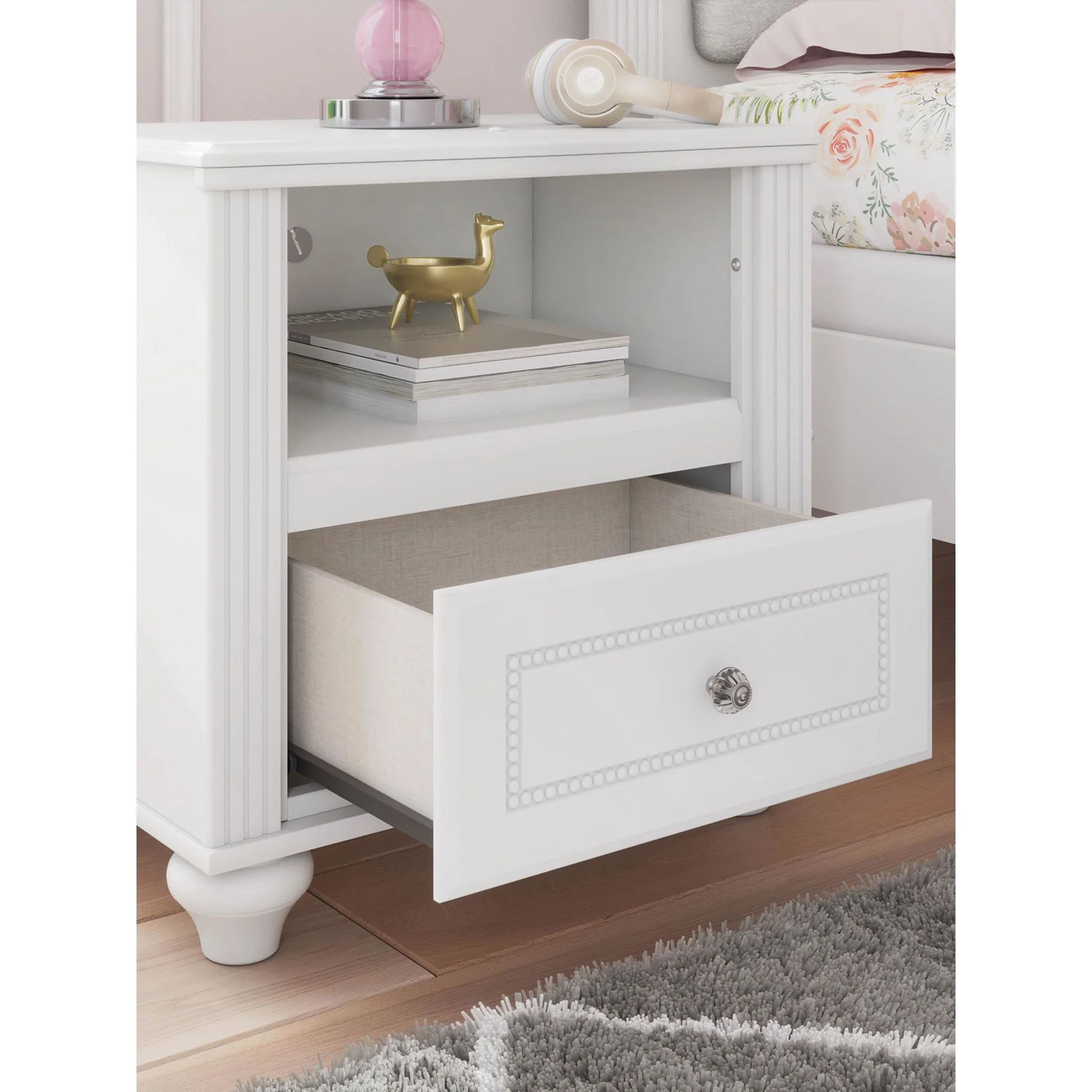 Kozlani Nightstand - White - Image 11