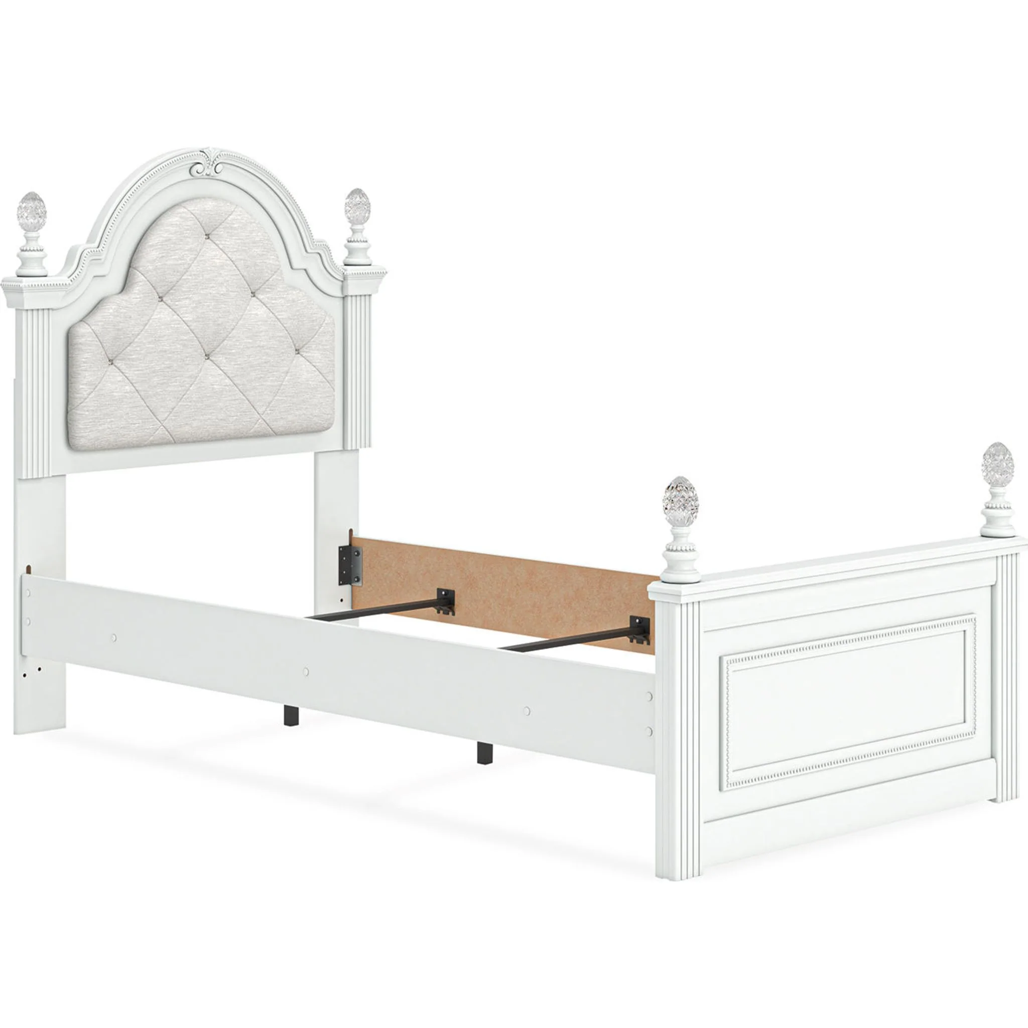Kozlani Twin Panel Bed - White - Image 4