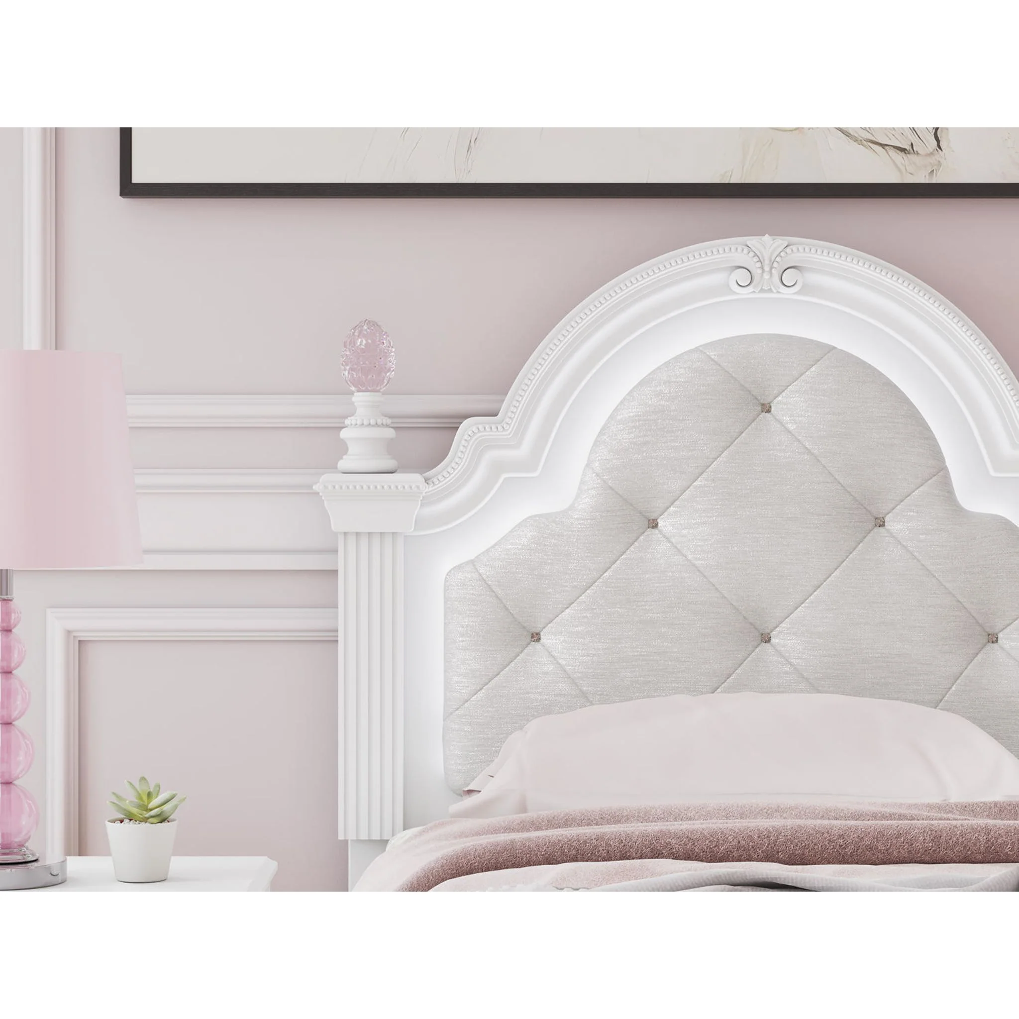 Kozlani Twin Panel Bed - White - Image 9