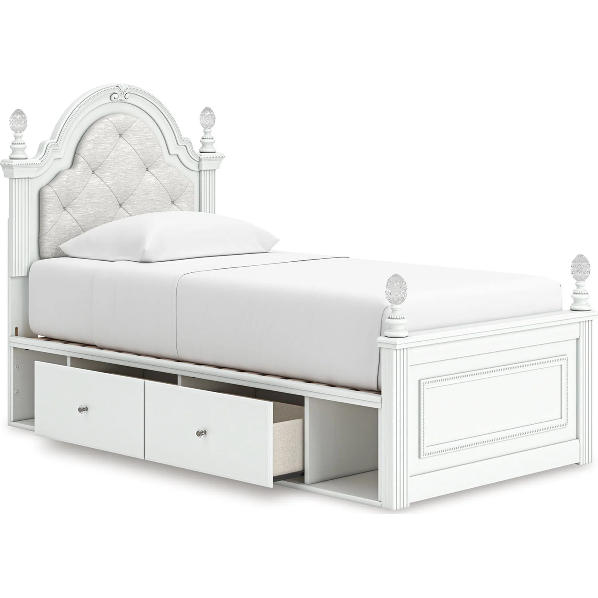 Kozlani Twin Storage Bed - White - Image 5