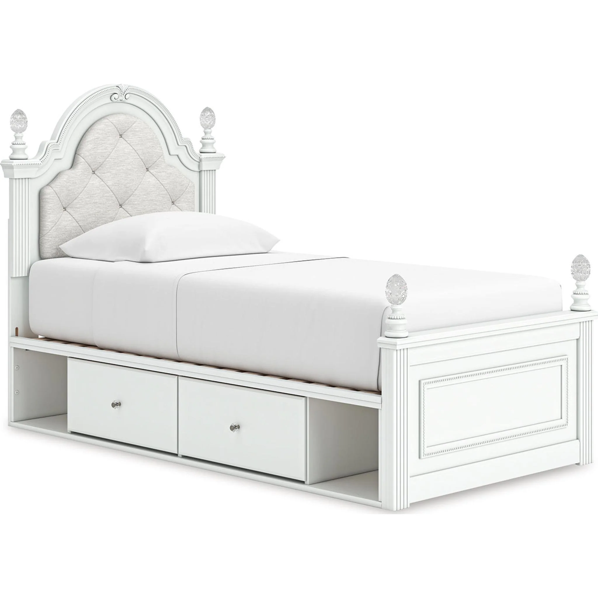 Kozlani Twin Storage Bed - White - Image 6