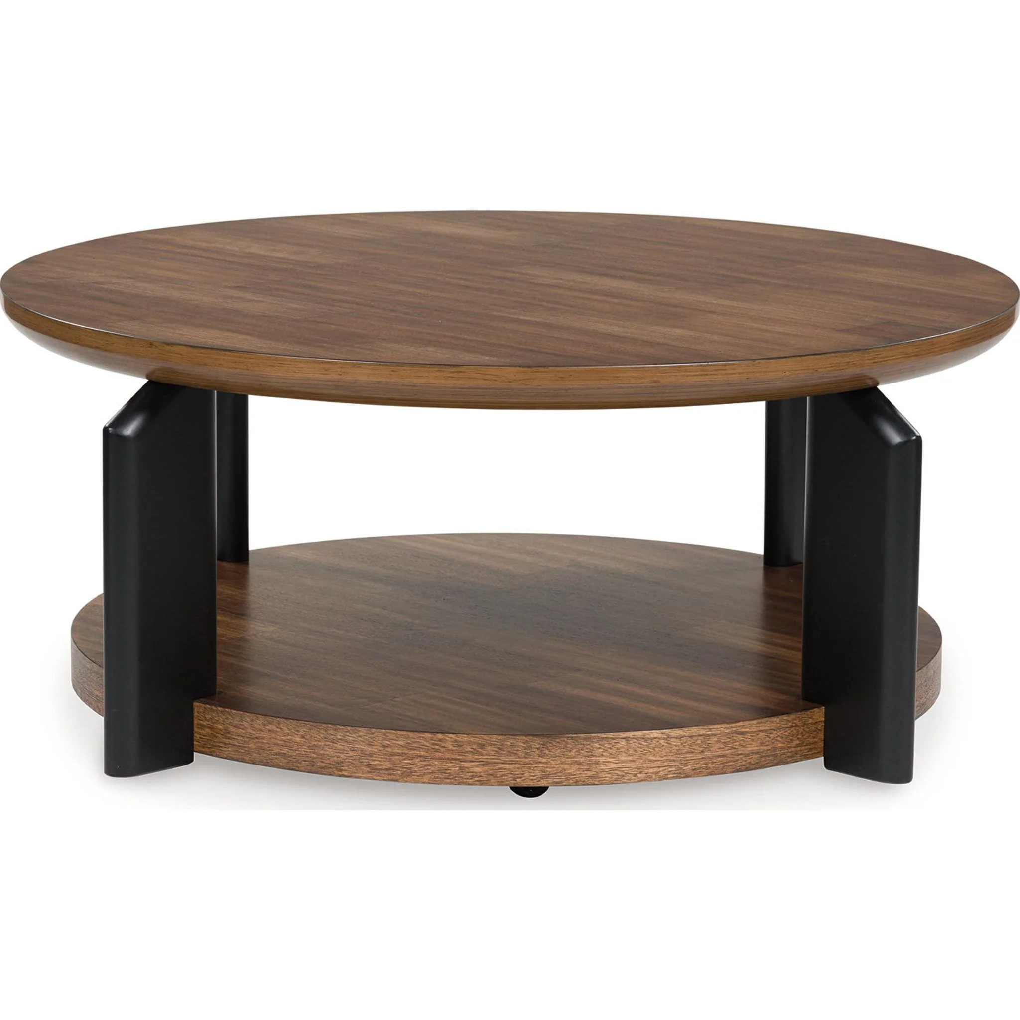 Kraeburn Coffee Table - Brown/Black - Image 7