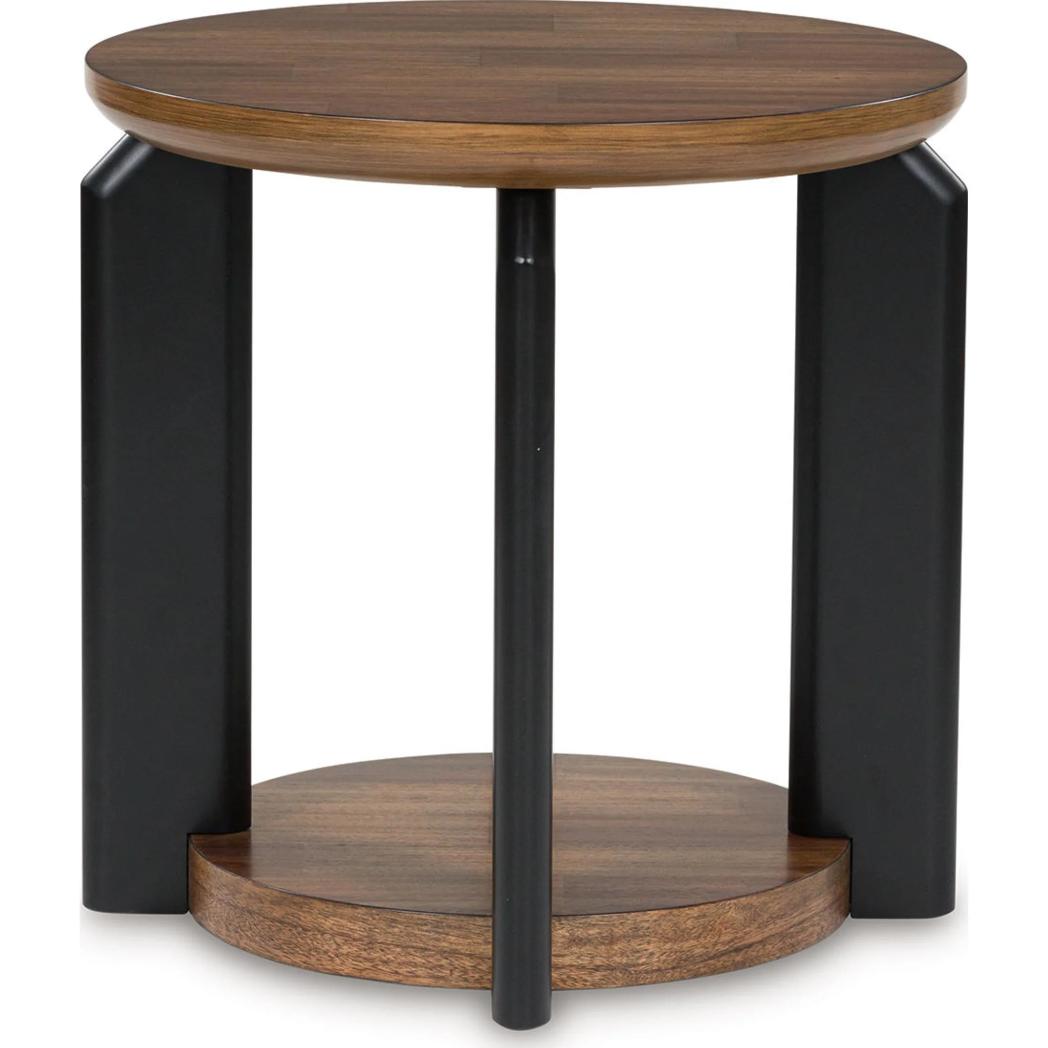 Kraeburn End Table - Brown/Black - Image 3