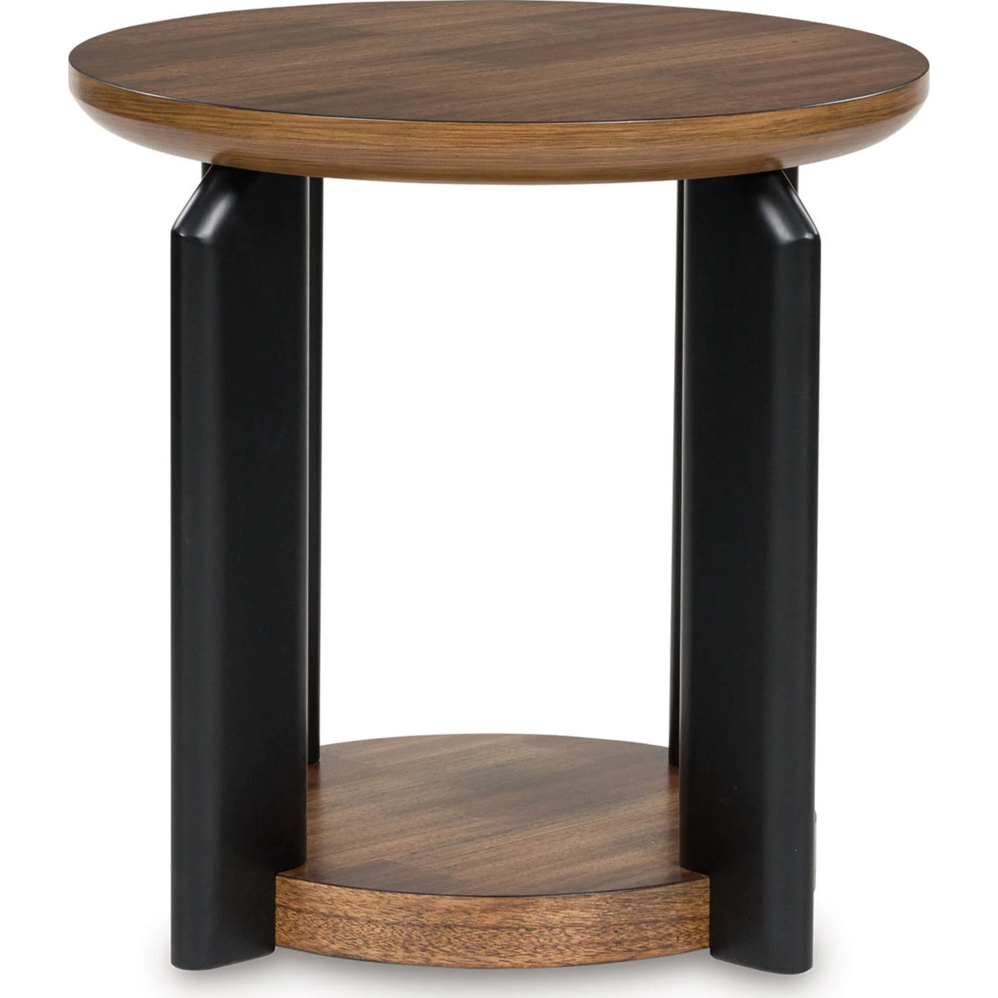 Kraeburn End Table - Brown/Black - Image 4