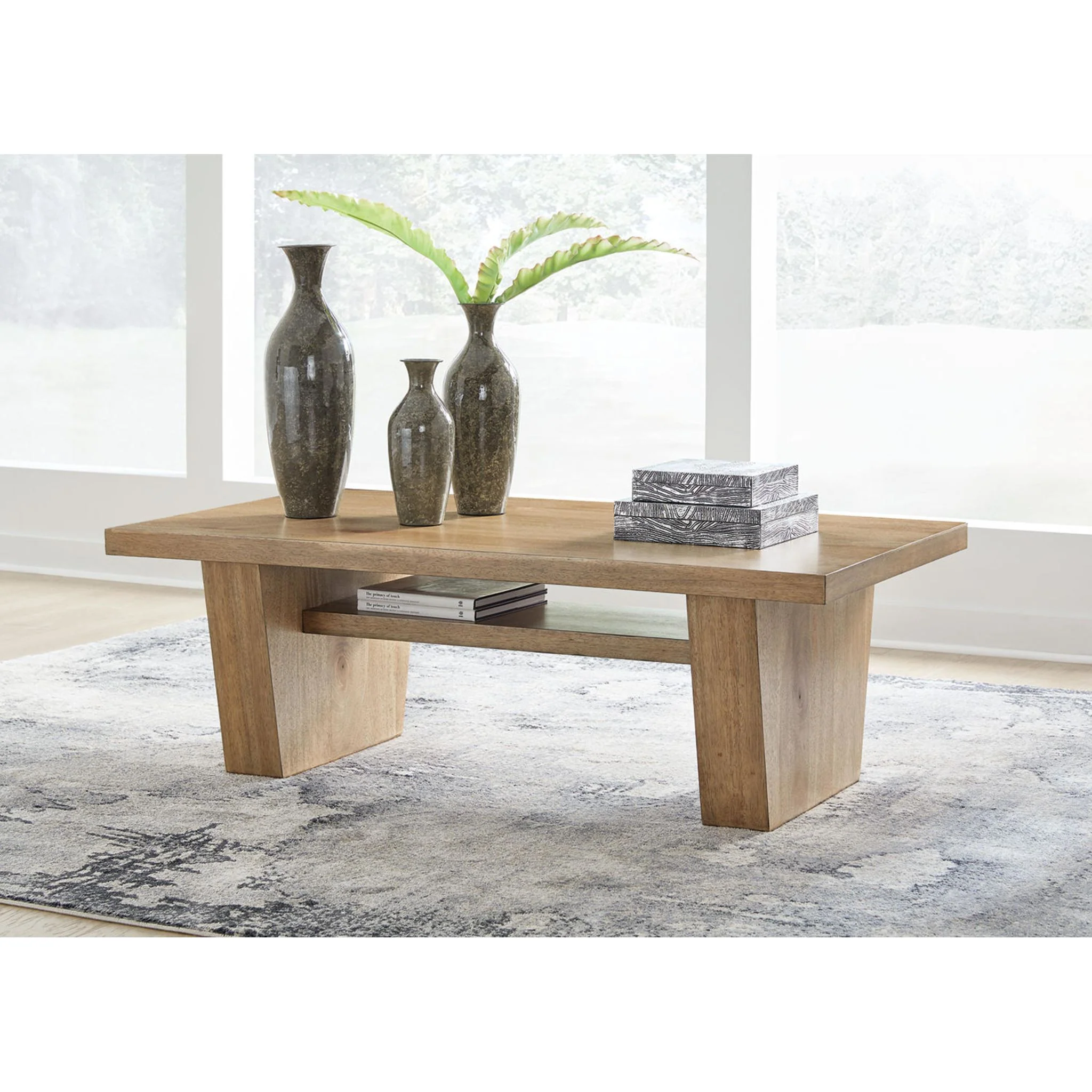 Kristiland Coffee Table - Light Brown - Image 2