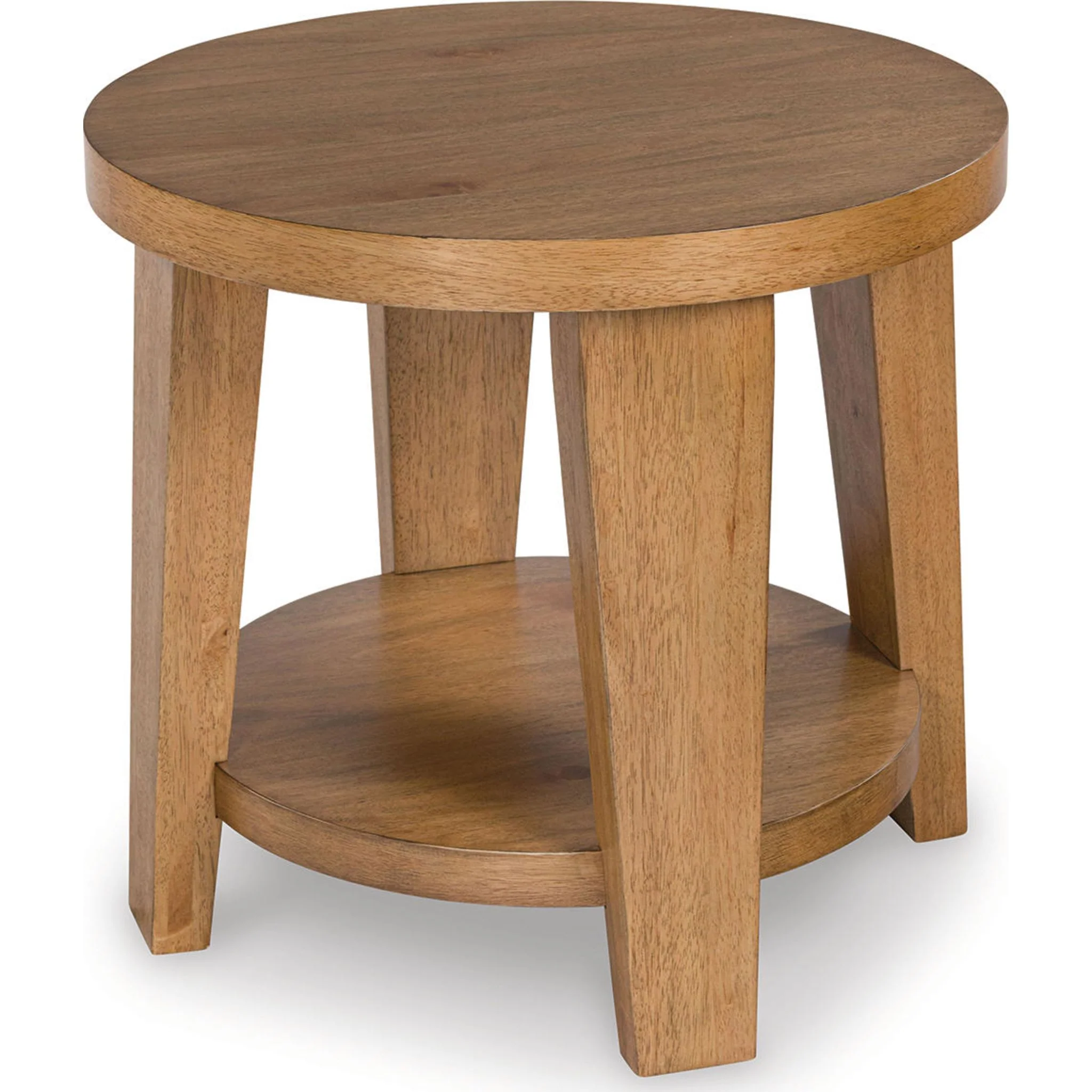 Kristiland End Table - Light Brown - Image 3