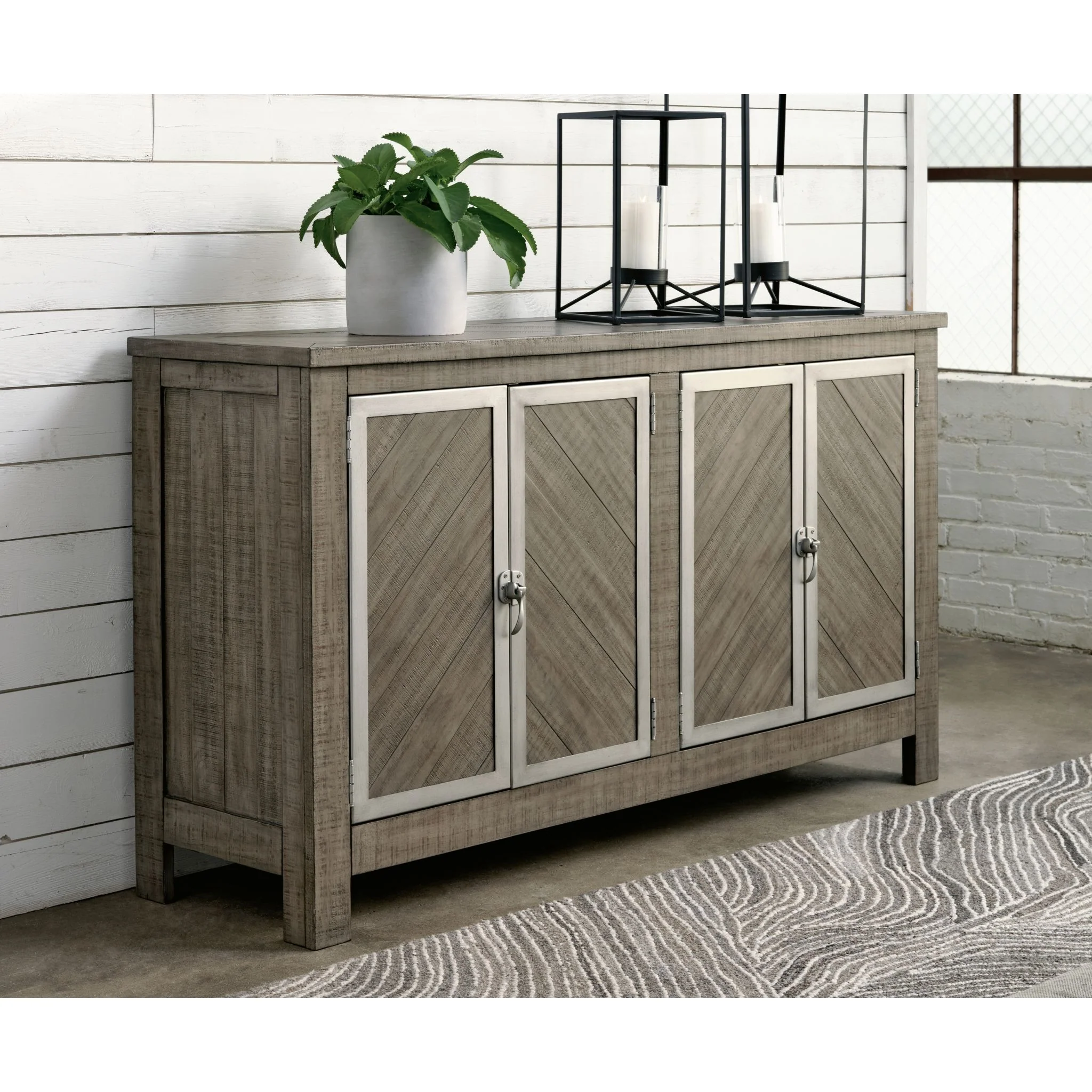 Krystanza Dining Server - Weathered Gray - (D766-60) - Image 2