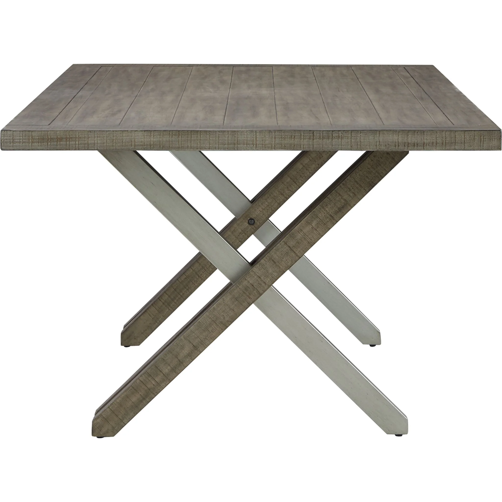Krystanza Dining Table - Weathered Gray - (D766-25) - Image 3