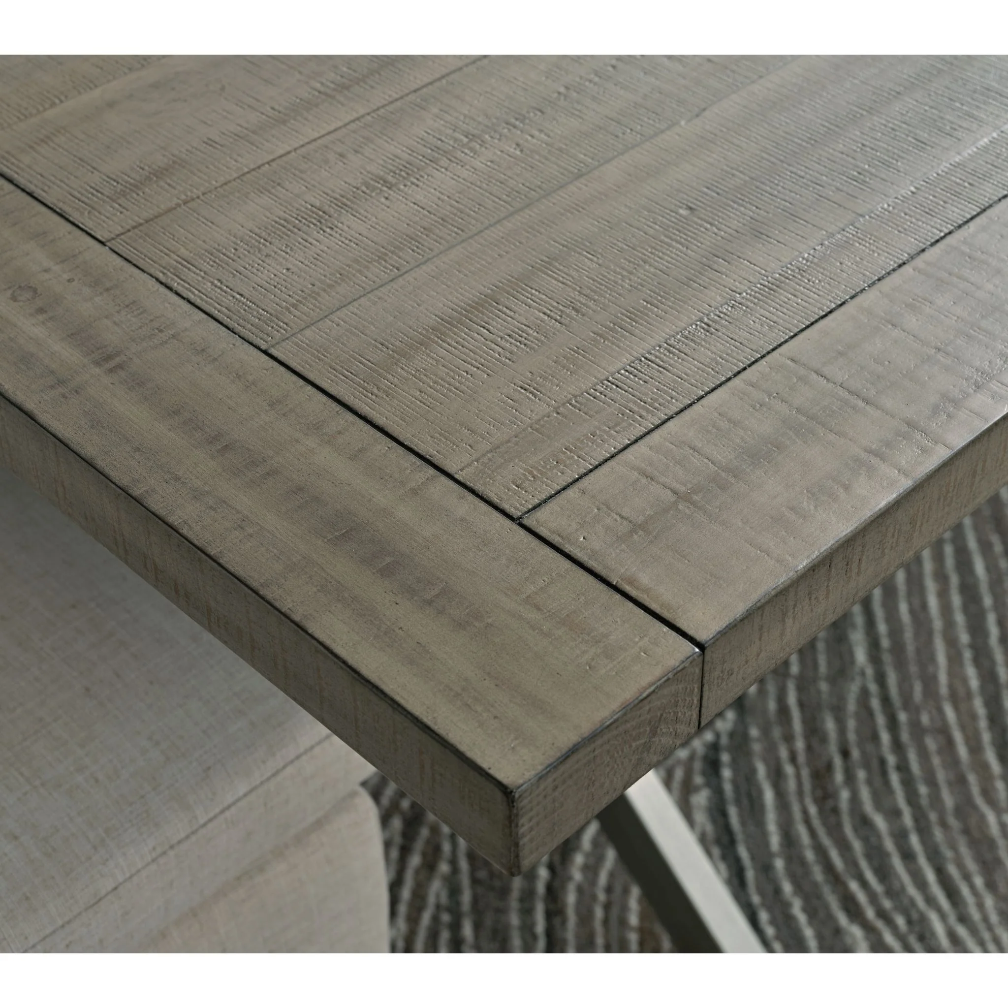 Krystanza Dining Table - Weathered Gray - (D766-25) - Image 5