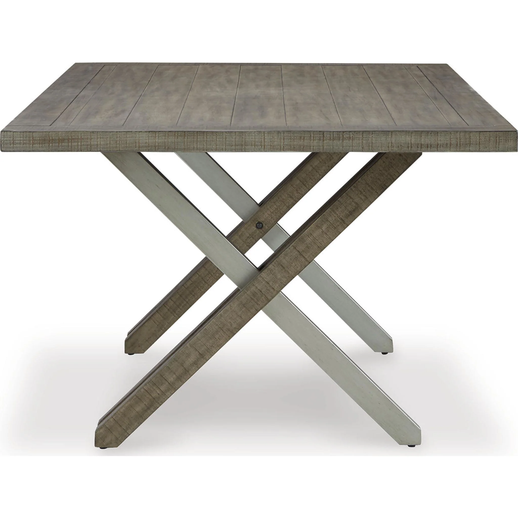 Krystanza Dining Table - Weathered Gray - (D766-25) - Image 8