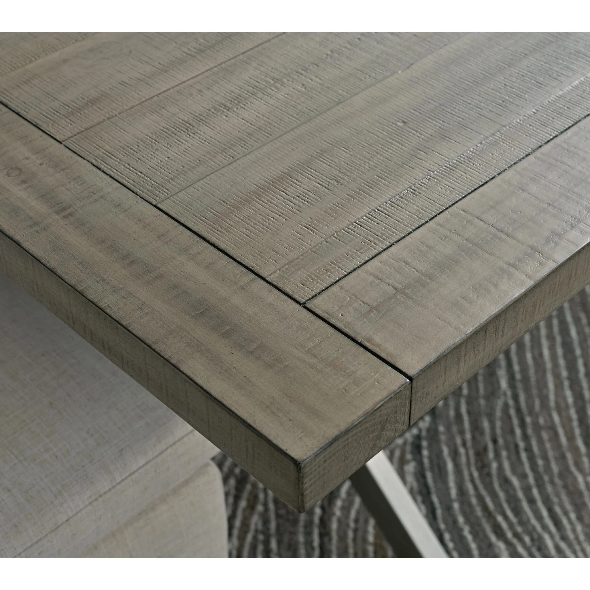 Krystanza Dining Table - Weathered Gray - (D766-25) - Image 9