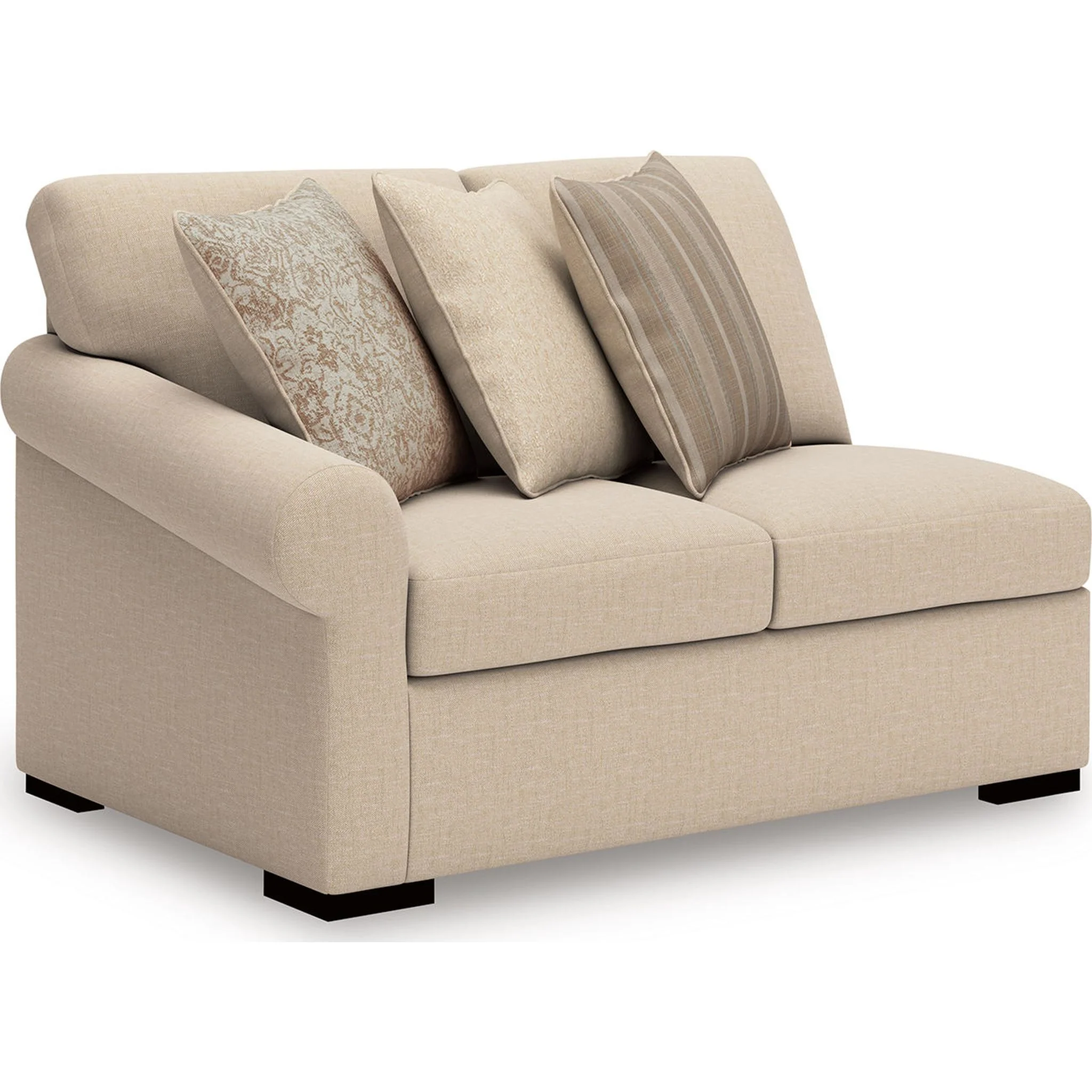 LadyMae 3 Piece Sectional - Twill - Image 4