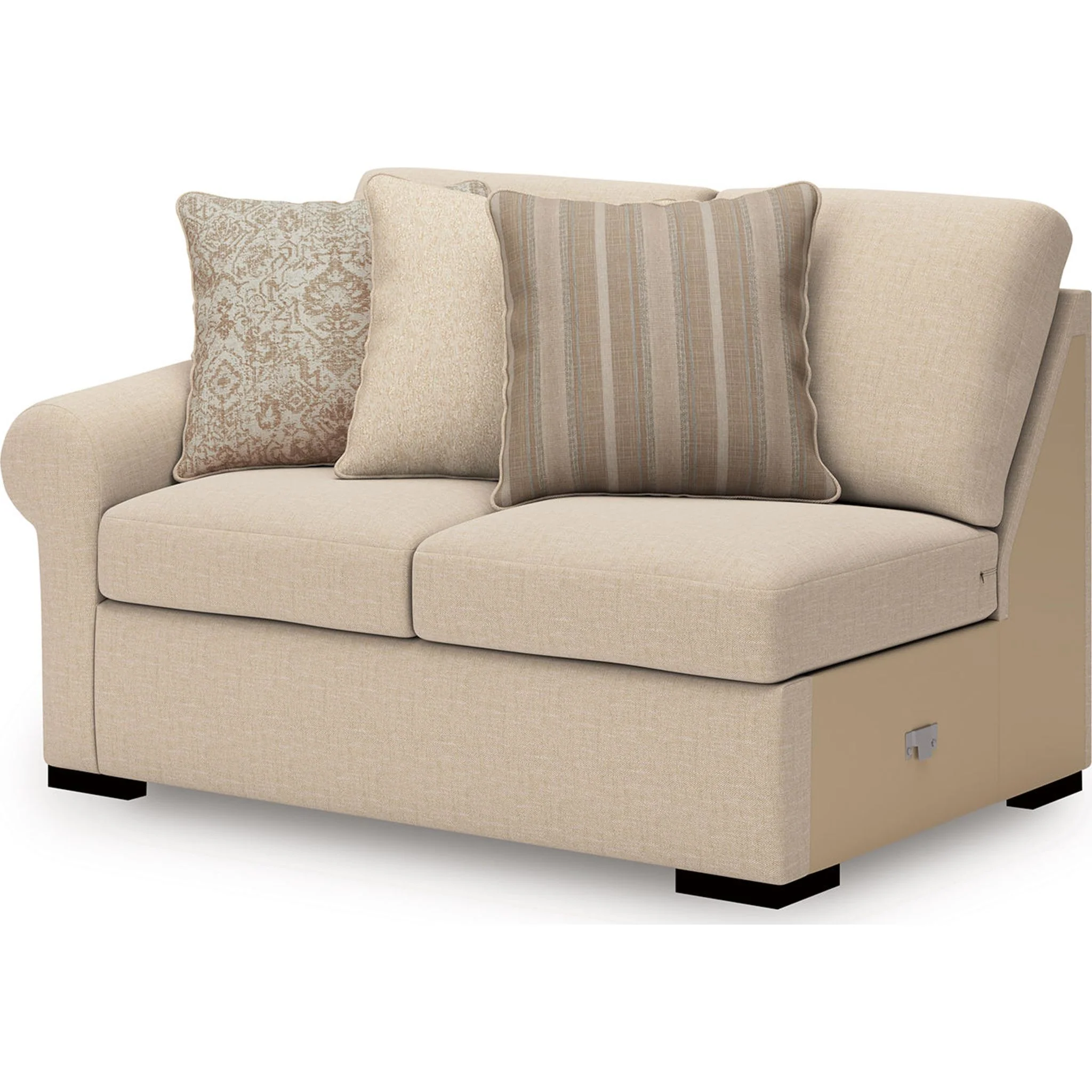 LadyMae 4 Piece Sectional - Twill - Image 8