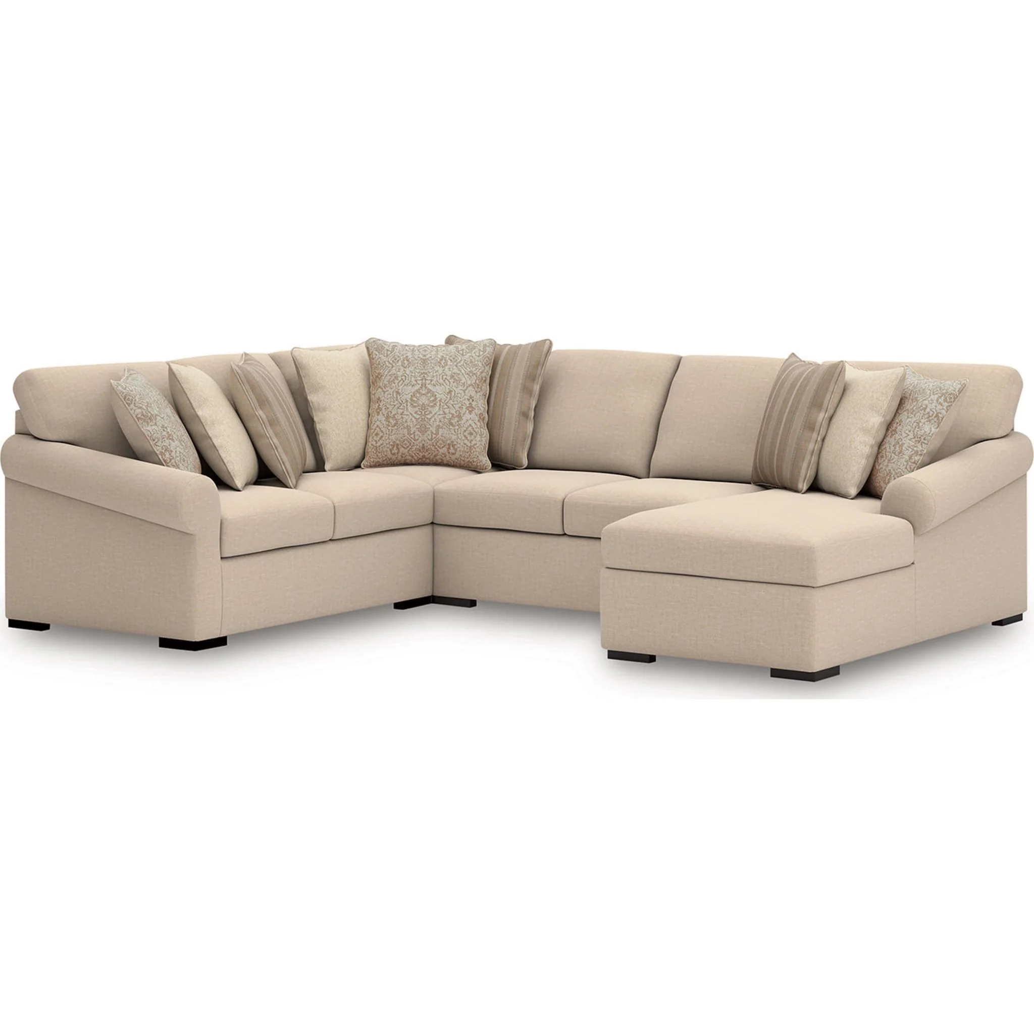 LadyMae 4 Piece Sectional with Chaise