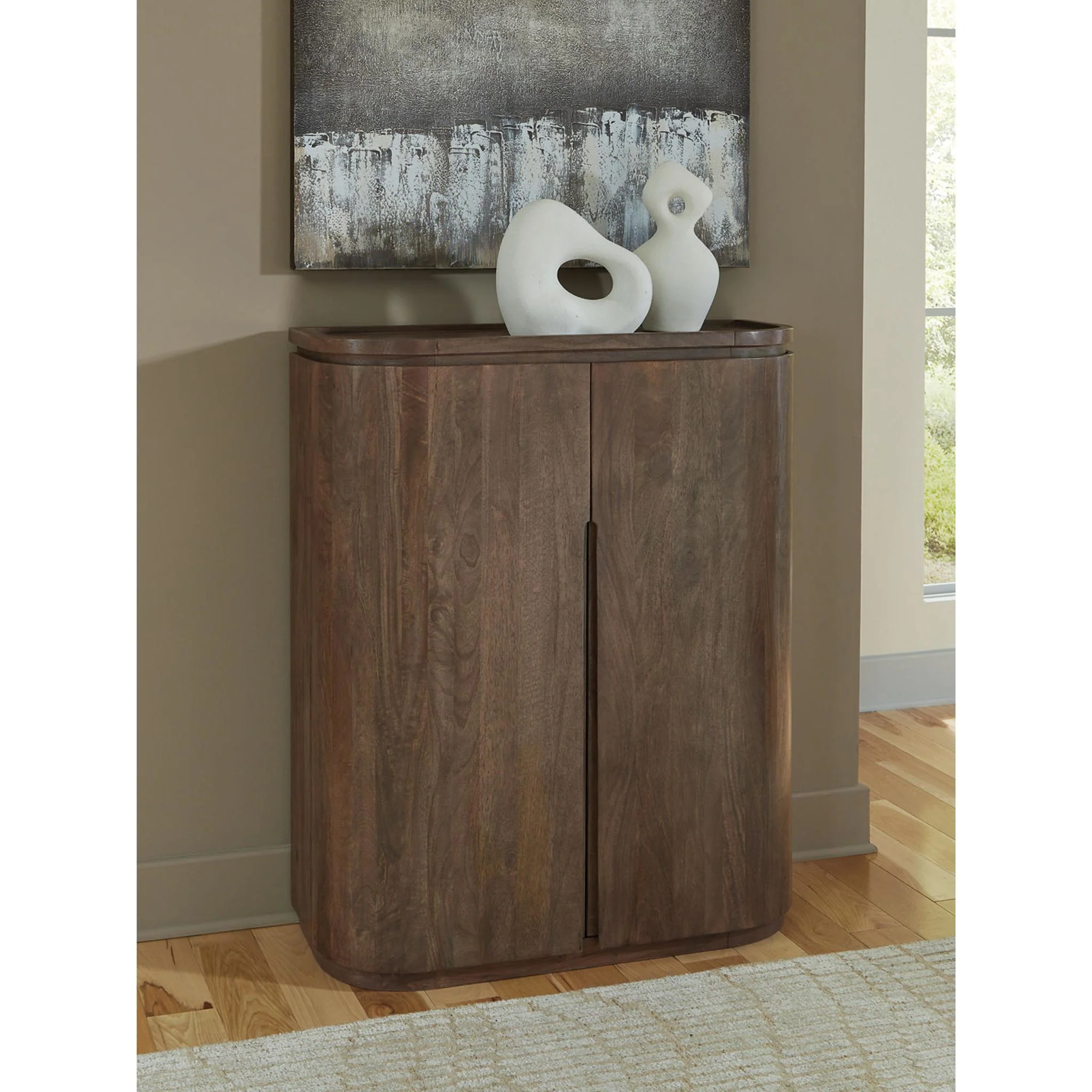 Landermont Bar Unit - Medium Brown - Image 5