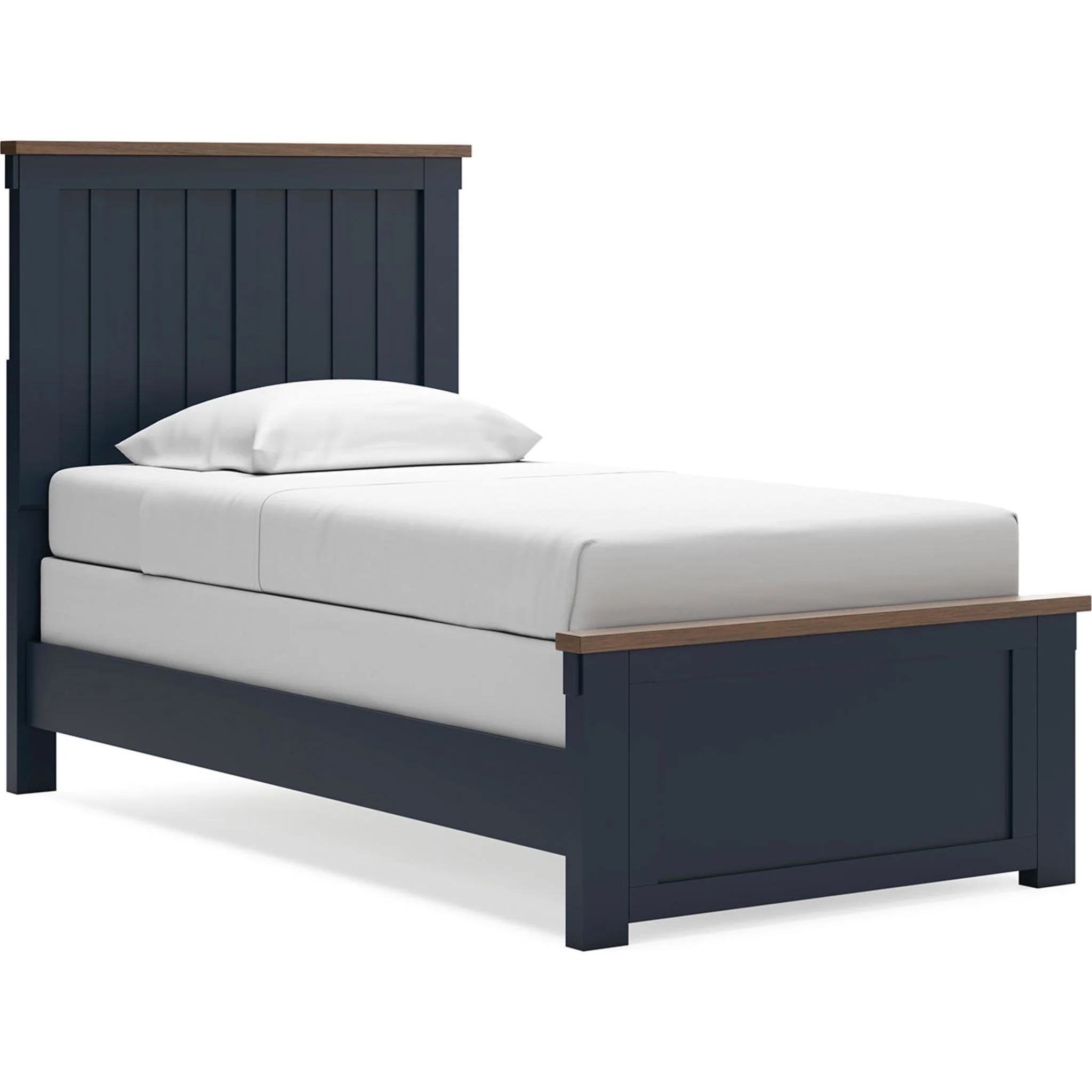 Landocken 6 Piece Panel Bedroom - Blue/Brown - Image 11