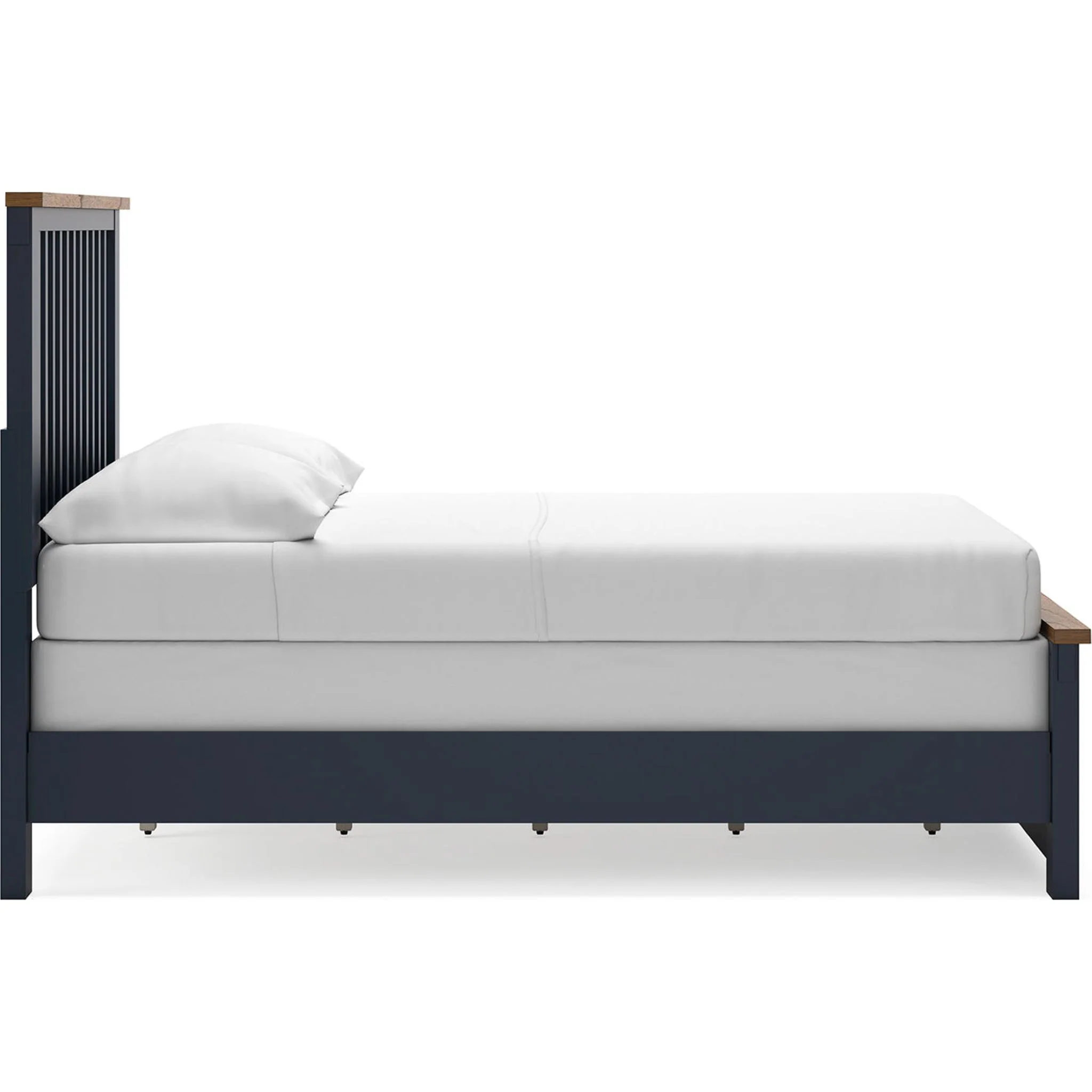 Landocken 6 Piece Panel Bedroom - Blue/Brown - Image 41