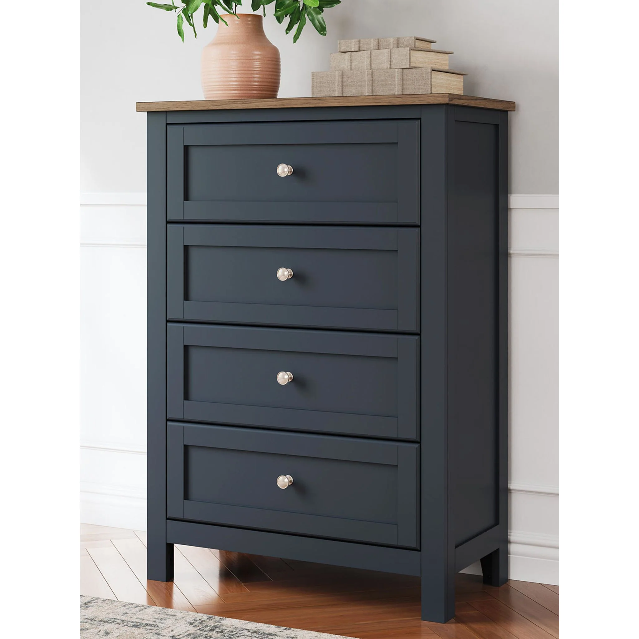 Landocken Chest - Blue/Brown - Image 2