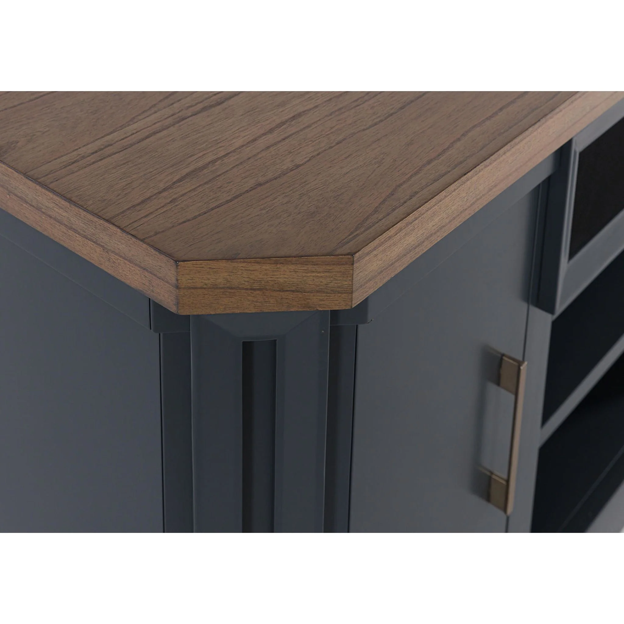 Landocken TV Stand - Brown/Blue - Image 12