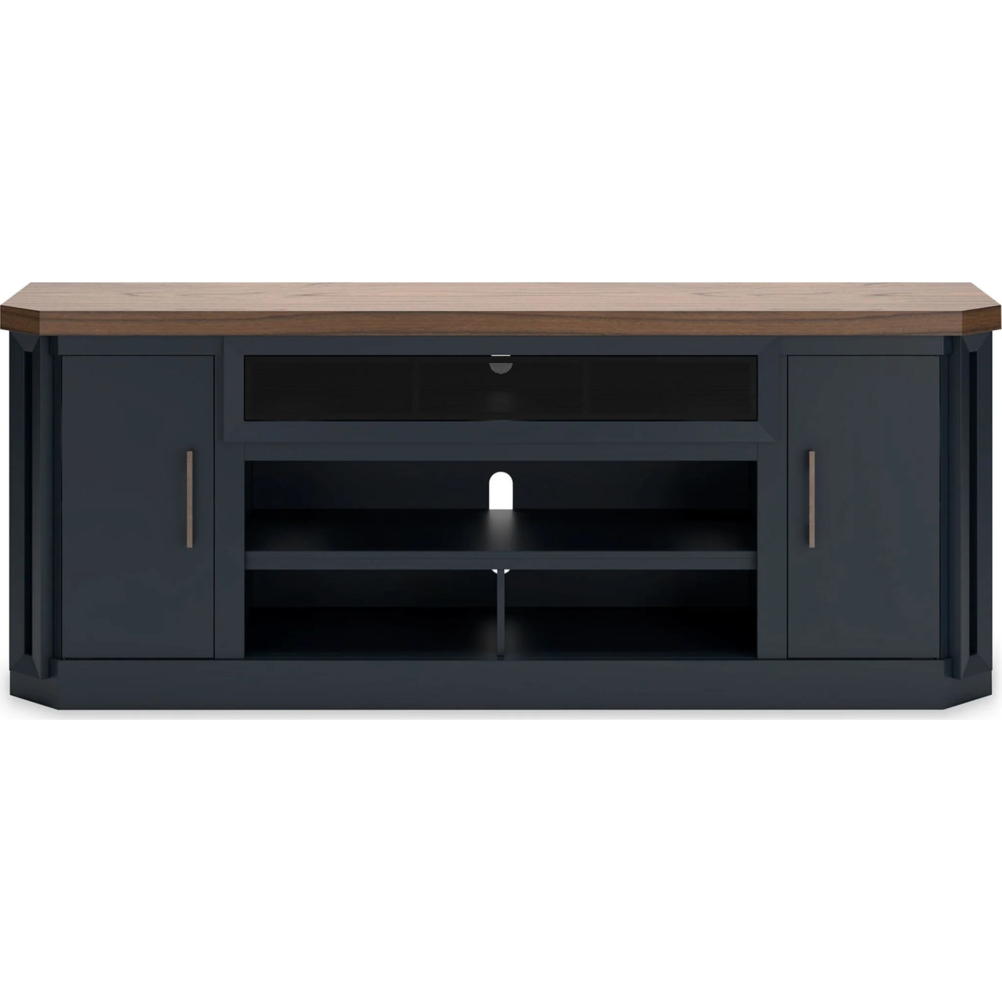 Landocken TV Stand - Brown/Blue - Image 6