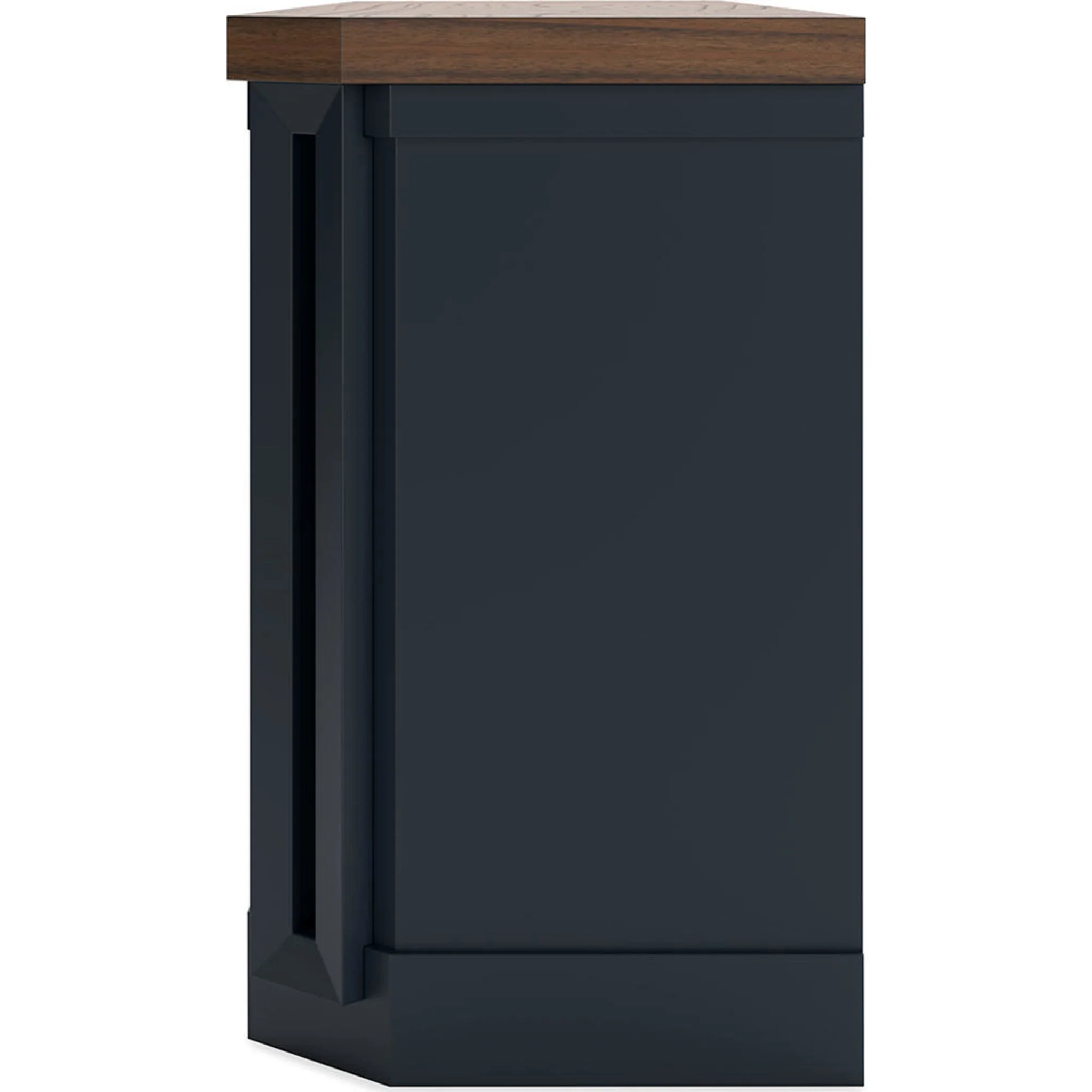 Landocken TV Stand - Brown/Blue - Image 7