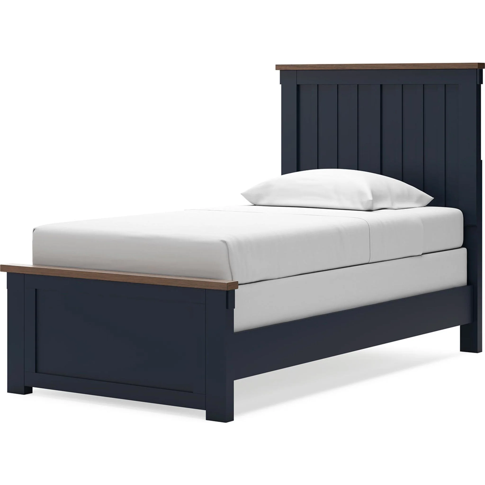 Landocken Panel Bed - Blue/Brown - Image 4