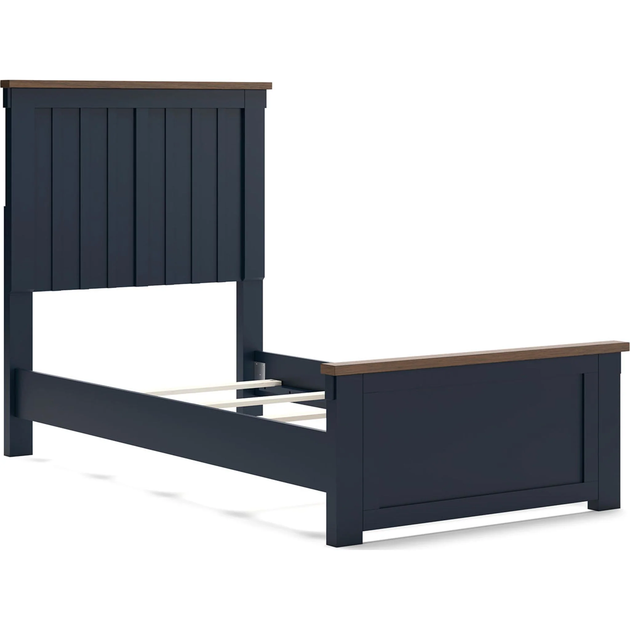 Landocken Panel Bed - Blue/Brown - Image 7