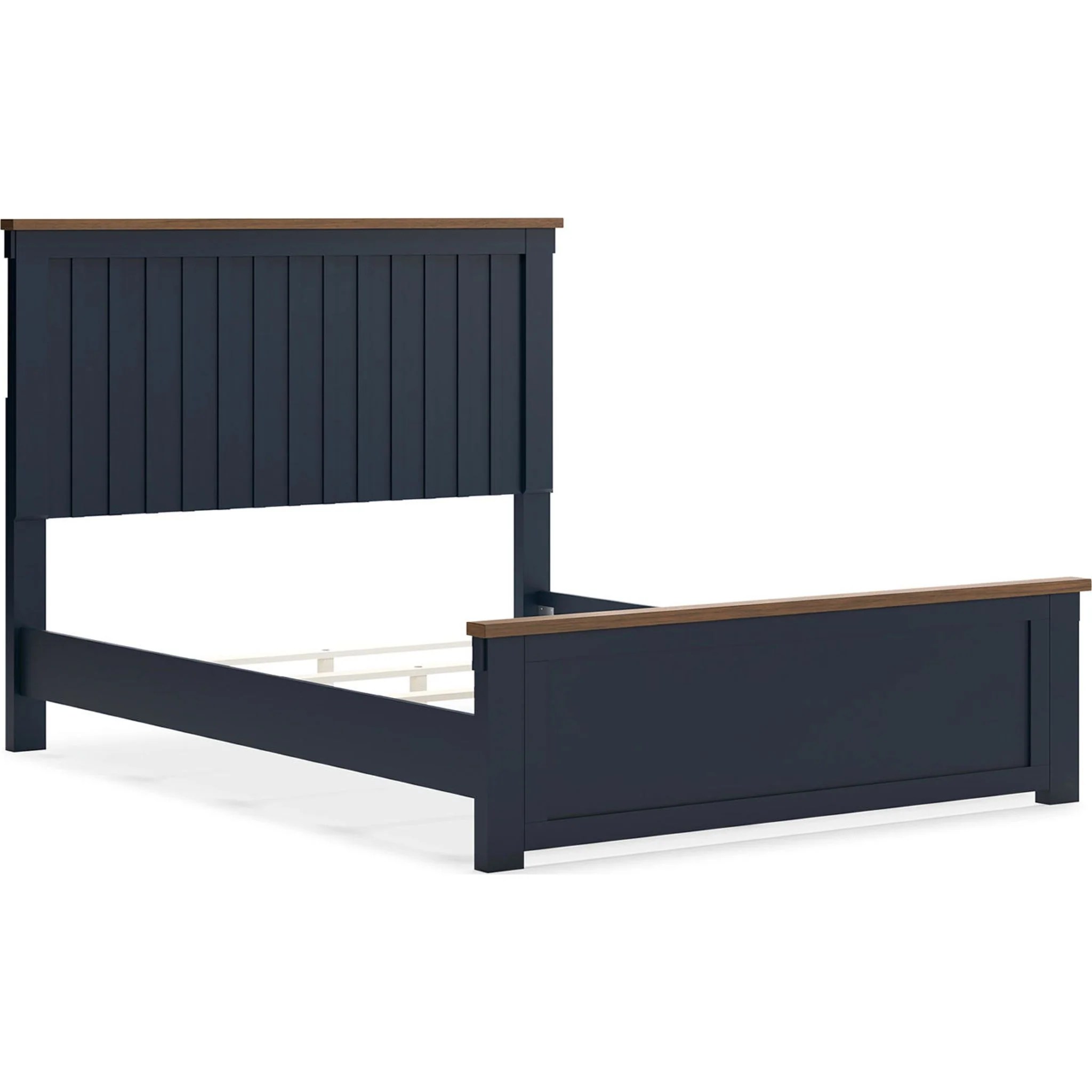 Landocken Queen Panel Bed - Blue/Brown - Image 5